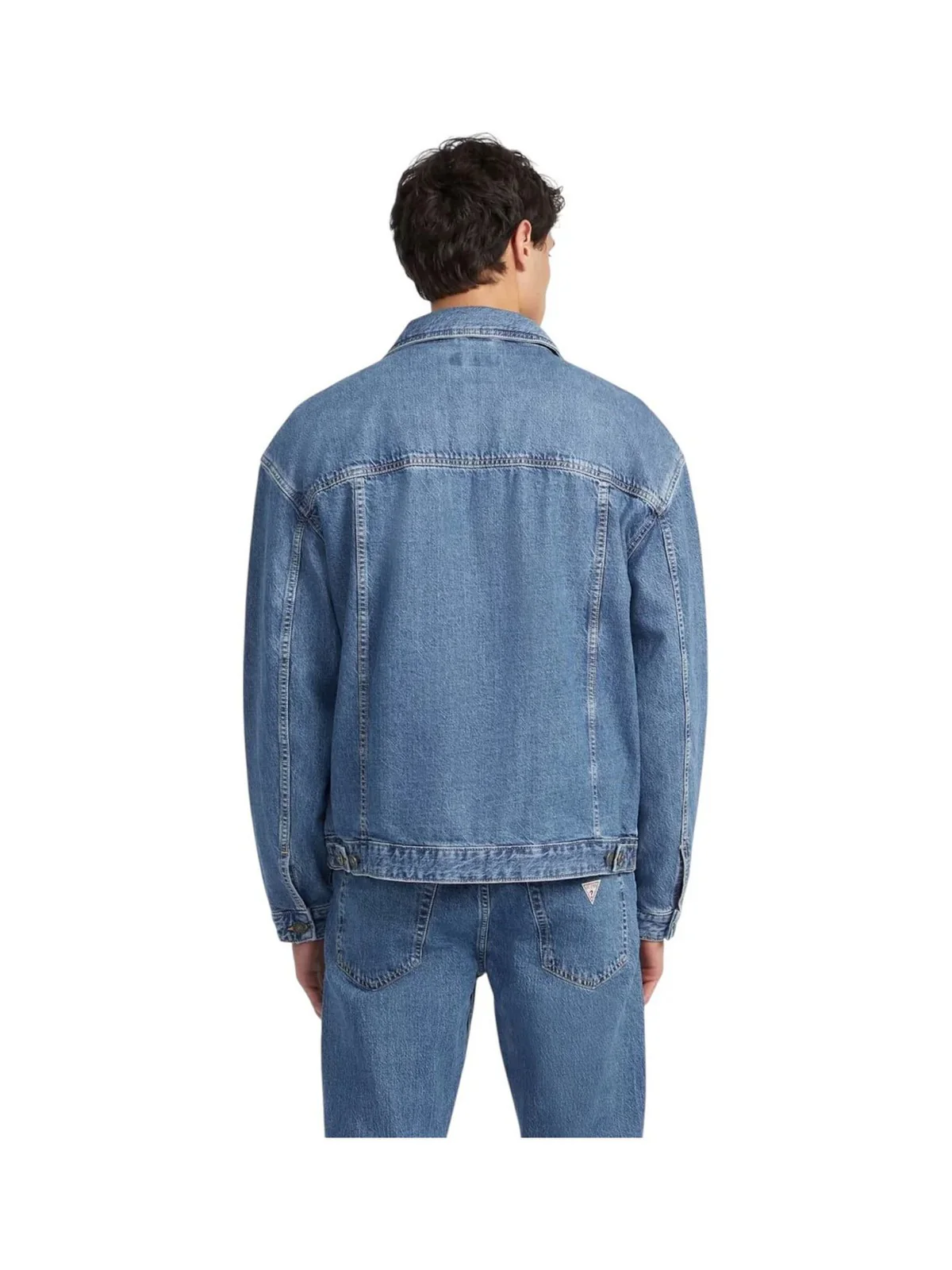 GUESS Giubbino Uomo GJ MENS OVERSIZE TRUCKER JACKE M4YN38 D5DO2 GAM1 GJ ARTISTIC MEDIUM W - Image 4