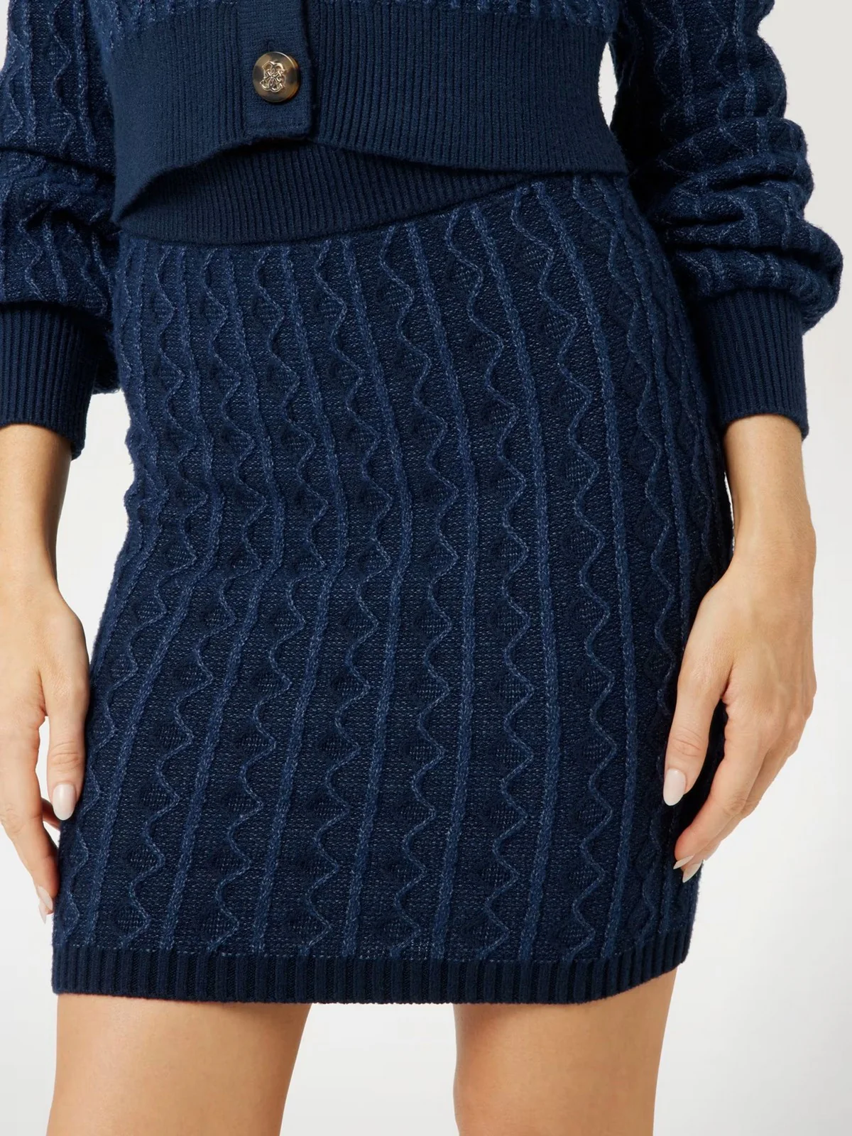 GUESS Gonna Donna TIFFANY SKIRT SWTR W4BD0T Z3K40 FB84 Nero - Image 5
