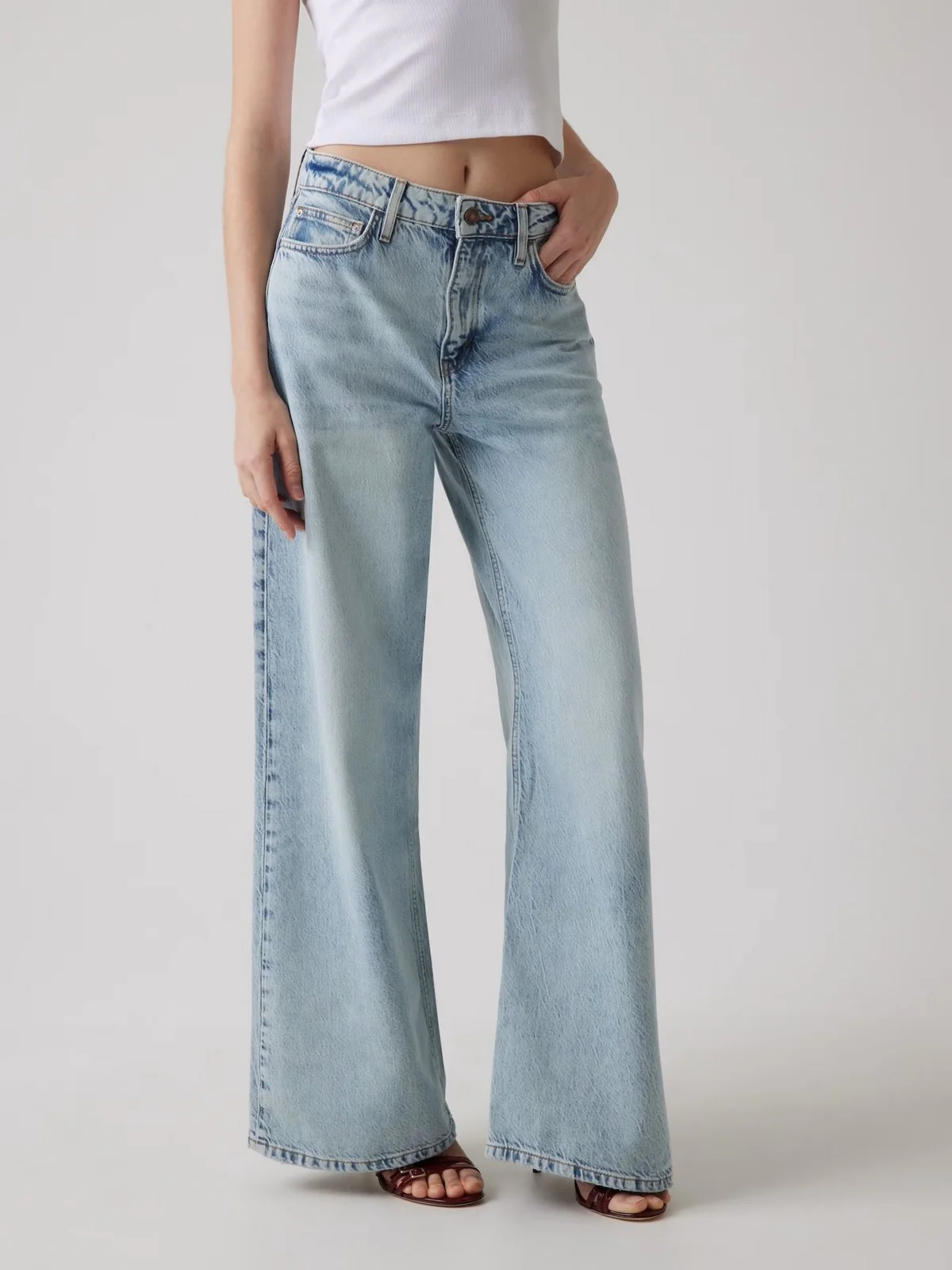 GUESS Jeans Donna BELLFLOWER W5RA82 D5BO0 JRSY Blu - Image 2