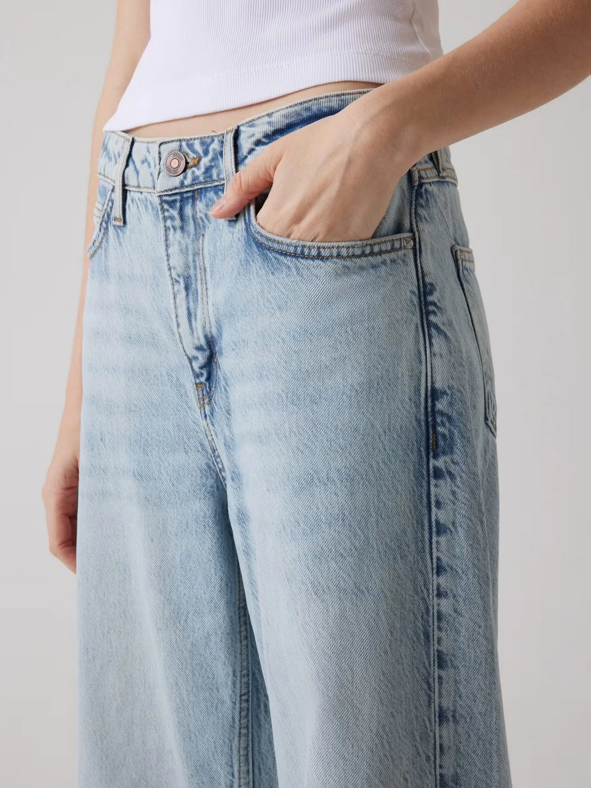 GUESS Jeans Donna BELLFLOWER W5RA82 D5BO0 JRSY Blu - Image 4