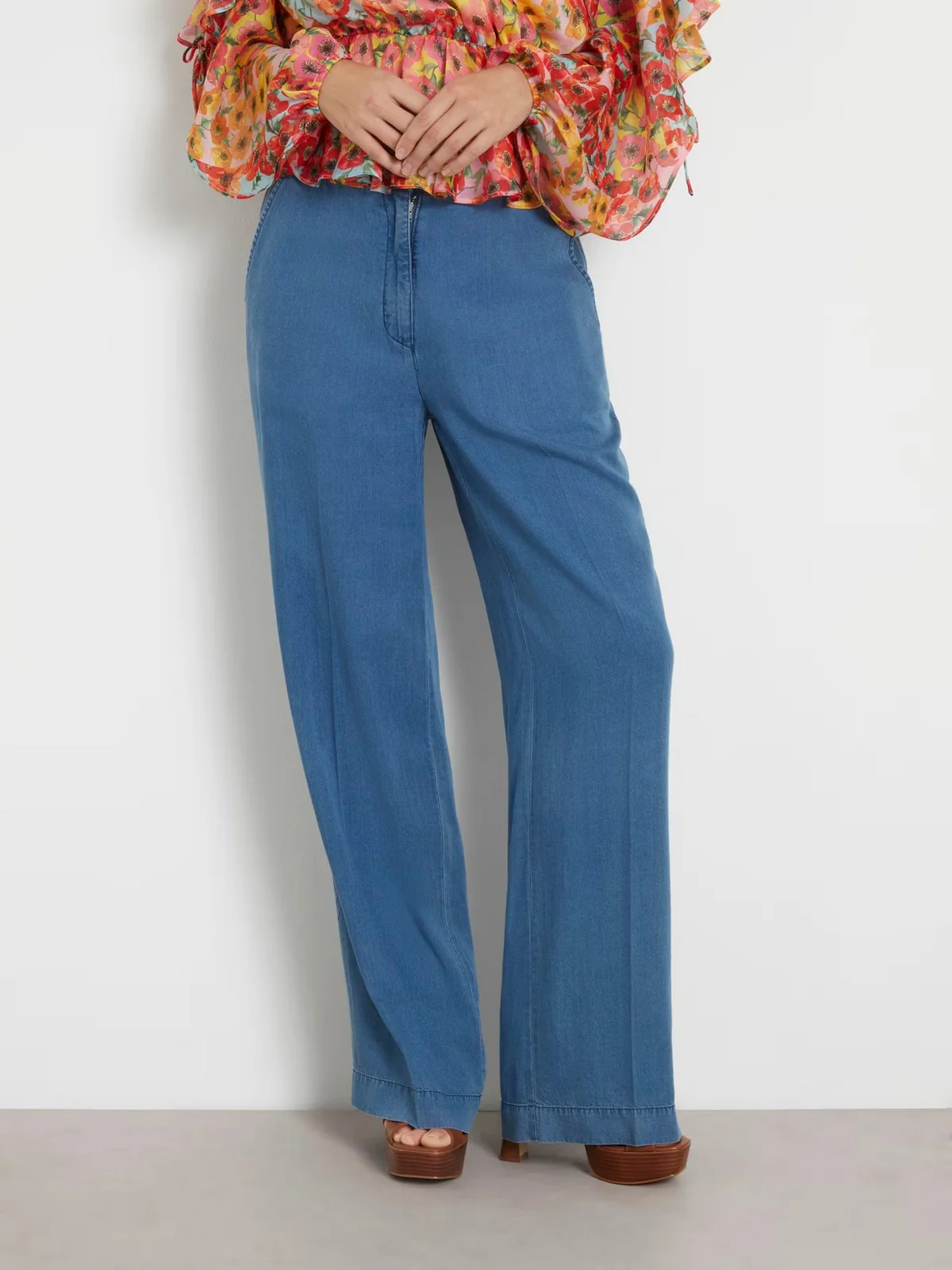 GUESS Jeans Donna Eliane Pant W4GA0N D5CD2 S0RT Blu - Image 2