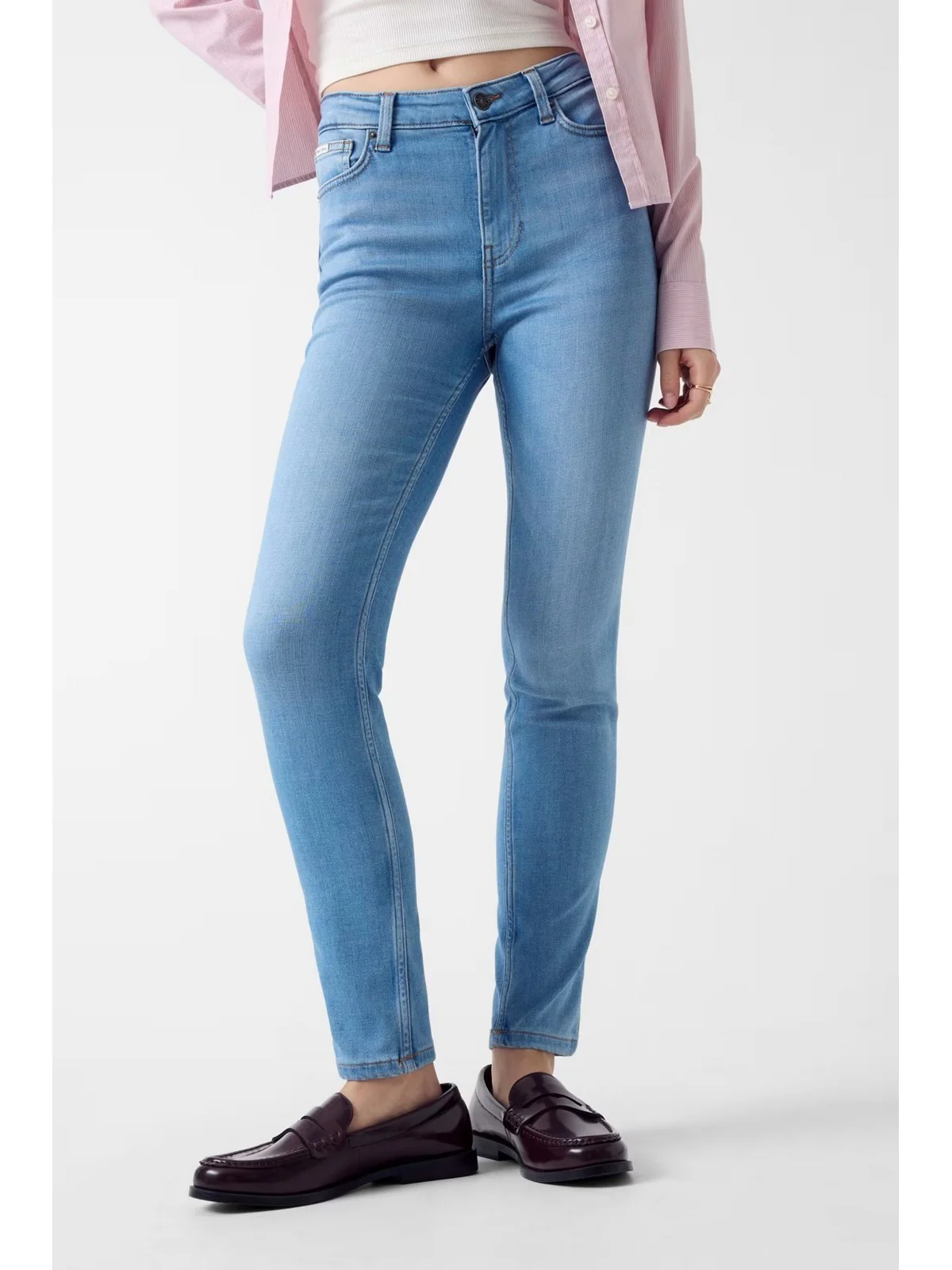 GUESS Jeans Donna GJ G05 HIGH RISE SKINNY W5YA92 D7043 IGHD IN LIGHT SHINE - Image 2