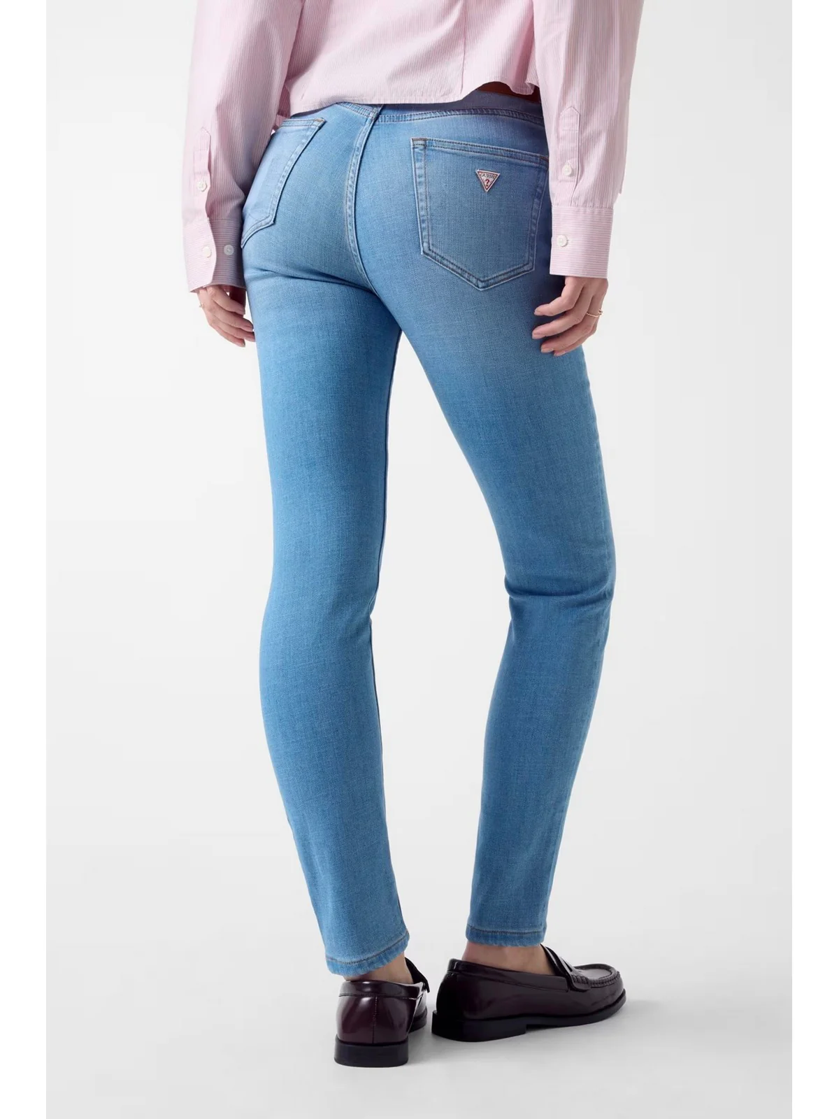 GUESS Jeans Donna GJ G05 HIGH RISE SKINNY W5YA92 D7043 IGHD IN LIGHT SHINE - Image 4