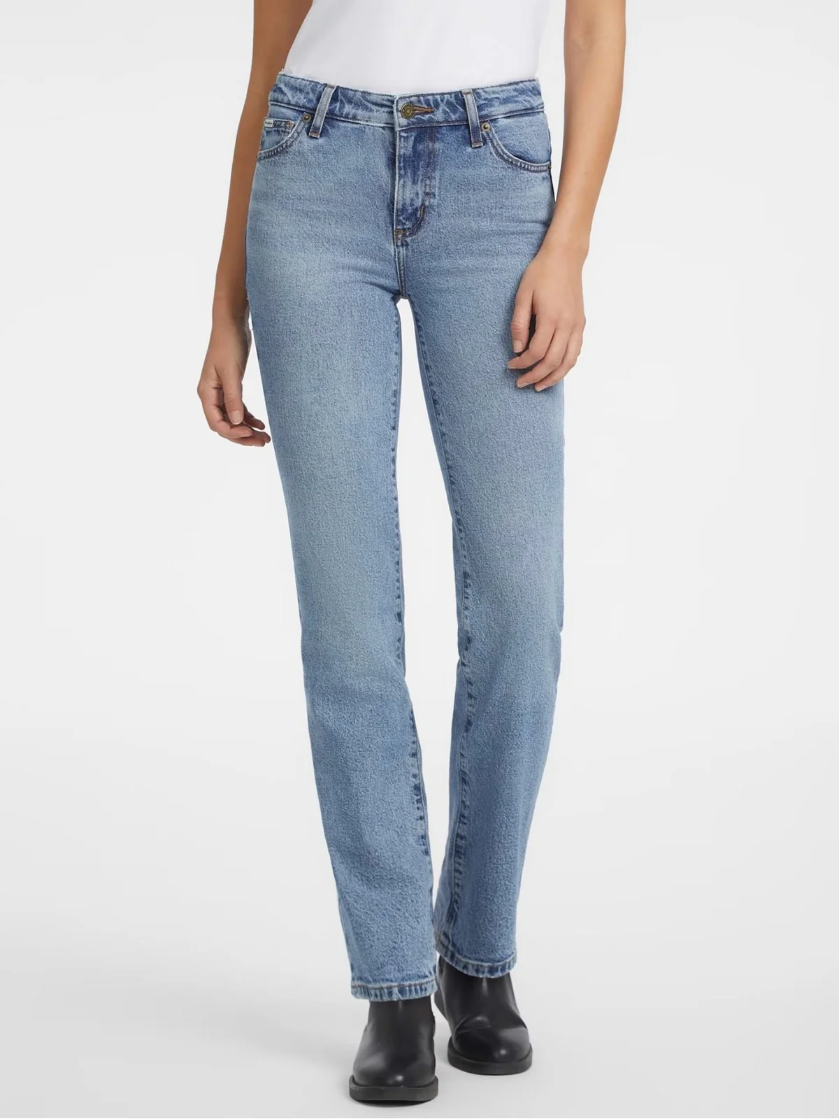 GUESS Jeans Donna GJ G08 MID RISE STRAIGHT W4YA98 D5CC5 GJLV GJ LIGHT VINTAGE WAS - Image 3