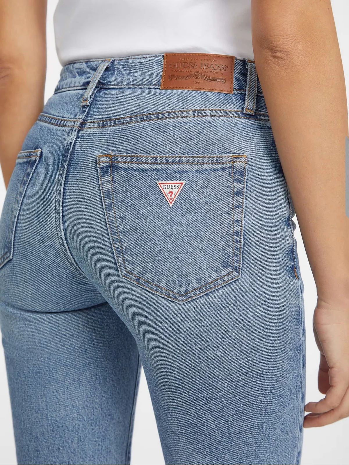 GUESS Jeans Donna GJ G08 MID RISE STRAIGHT W4YA98 D5CC5 GJLV GJ LIGHT VINTAGE WAS - Image 7