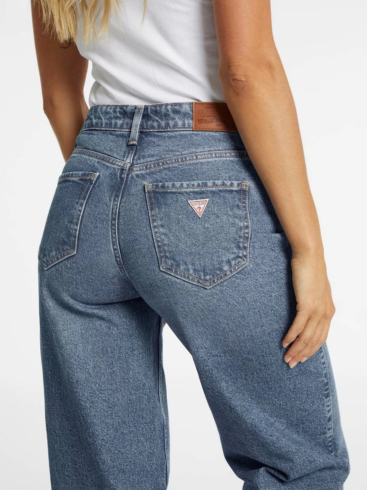 GUESS Jeans Donna GJ G11 WIDE LEG W4BA0Y D5CC4 GJUS GJ MEDIUM USED WASH - Image 12