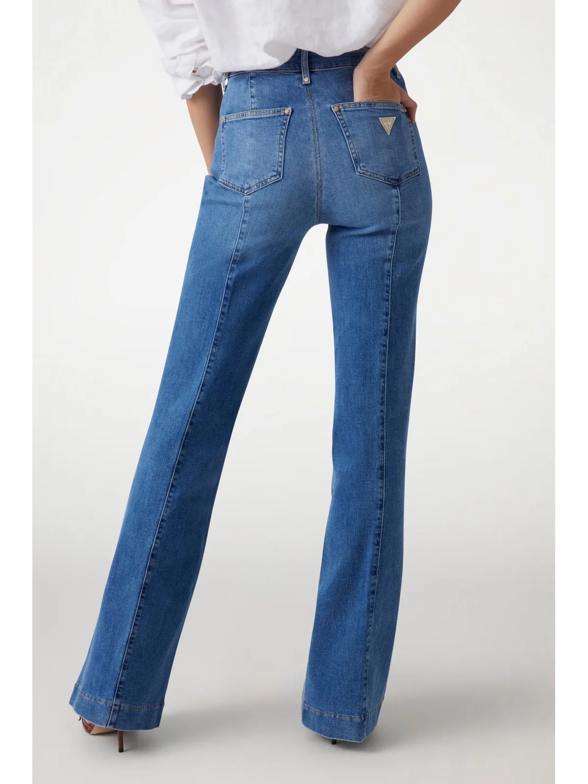 GUESS Jeans Donna NEW FAYE PANT W5GA0P D5Q01 S1ML SIMPLICITY - Image 4