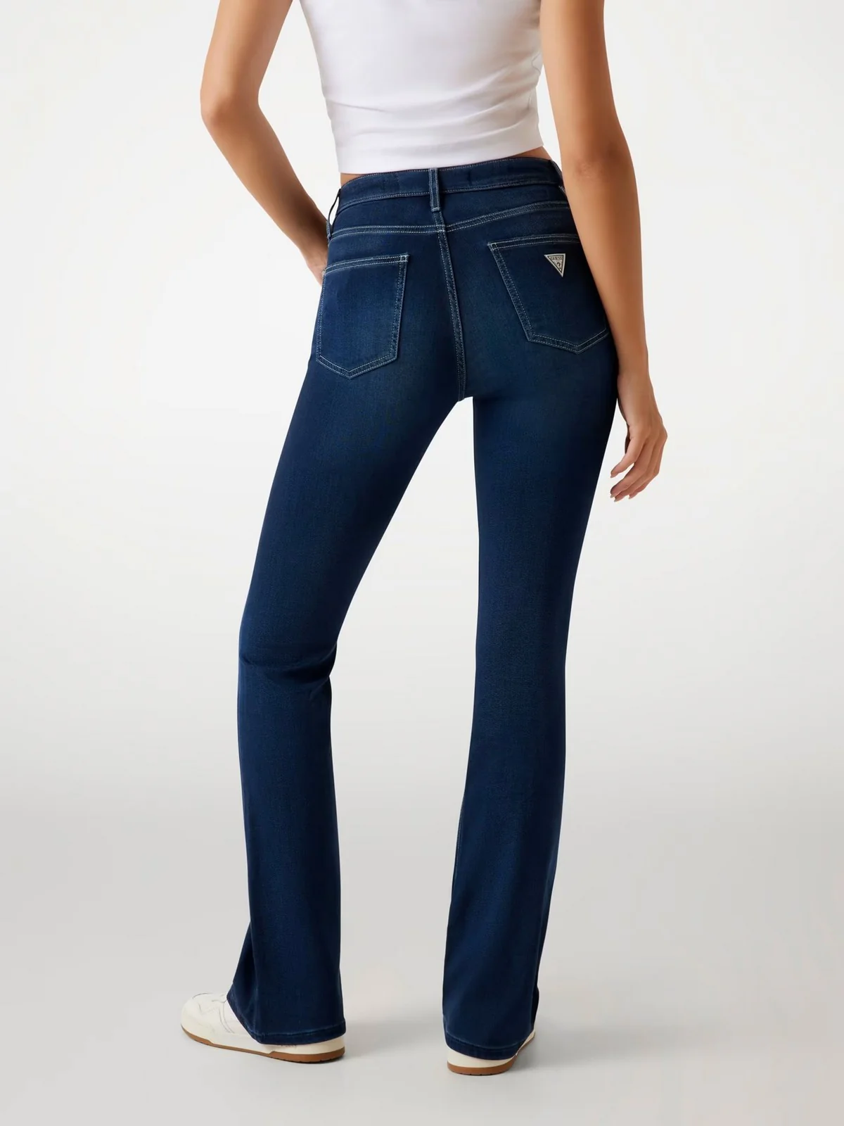 GUESS Jeans Donna SEXY FLARE W5YA0L D0782 CMF7 COMFY BLUE - Image 4