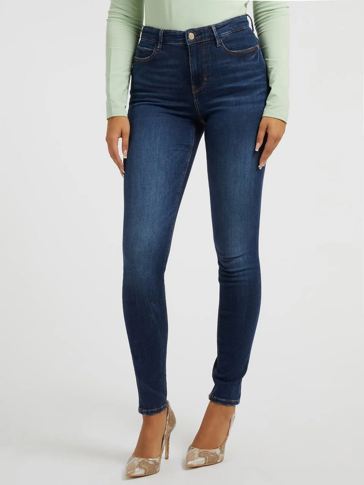 GUESS Jeans Donna  W2YA46 D4Q03 CDA1 Blu - Image 2