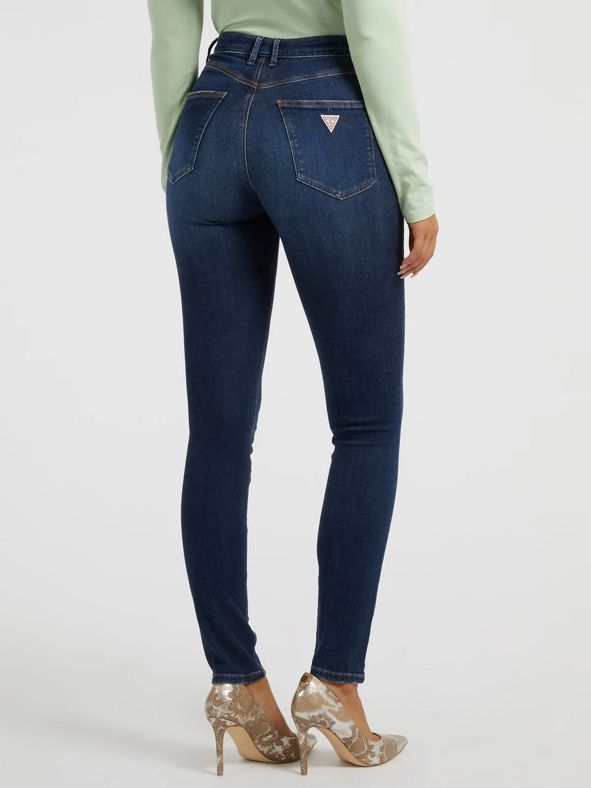 GUESS Jeans Donna  W2YA46 D4Q03 CDA1 Blu - Image 3