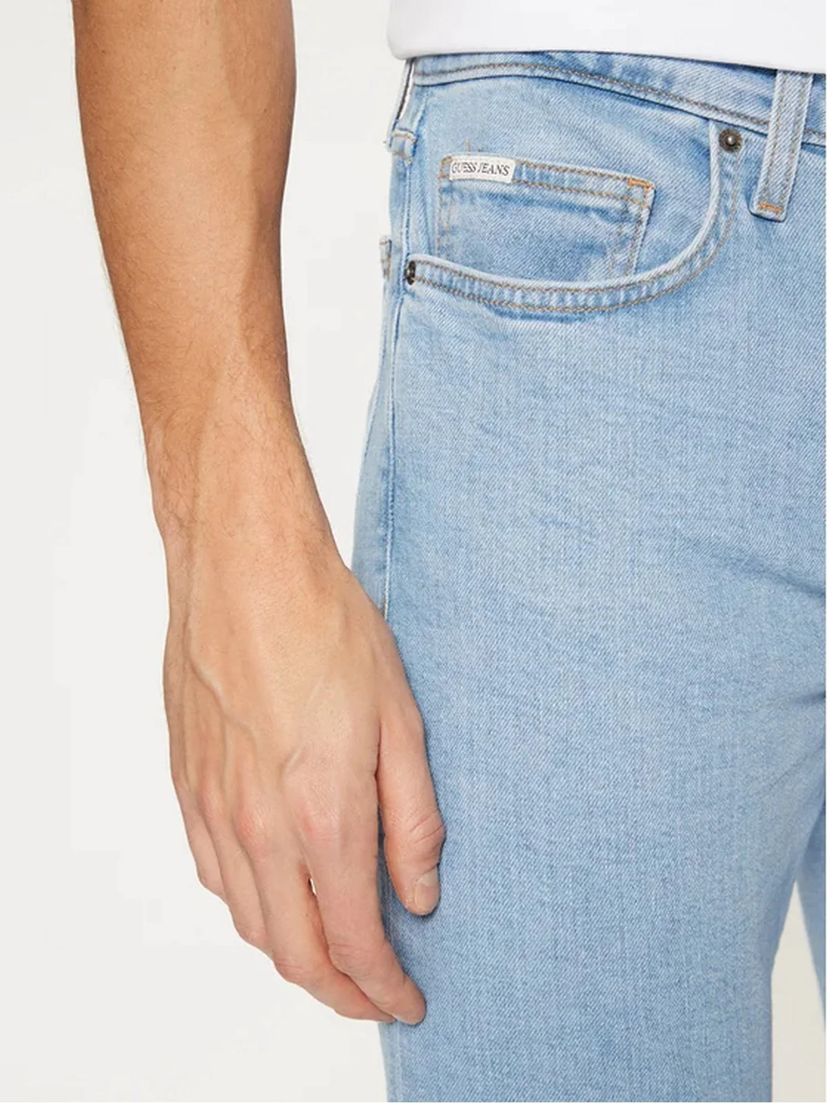 GUESS Jeans Uomo Gj G12 Skinny M4YA0F D5DM1 VAR4 GJ VARANE LIGHT WASH - Image 3