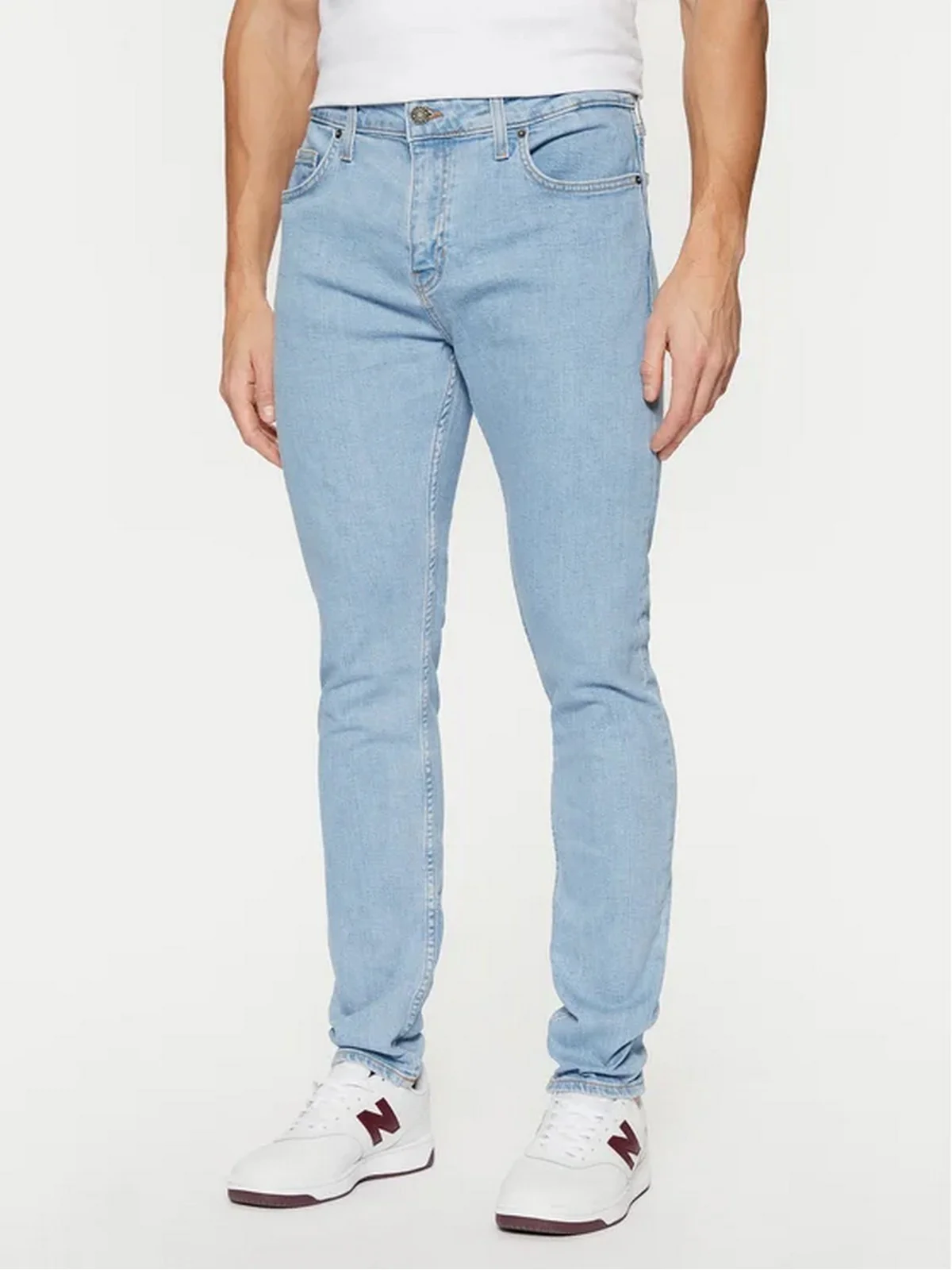 GUESS Jeans Uomo Gj G12 Skinny M4YA0F D5DM1 VAR4 GJ VARANE LIGHT WASH - Image 5