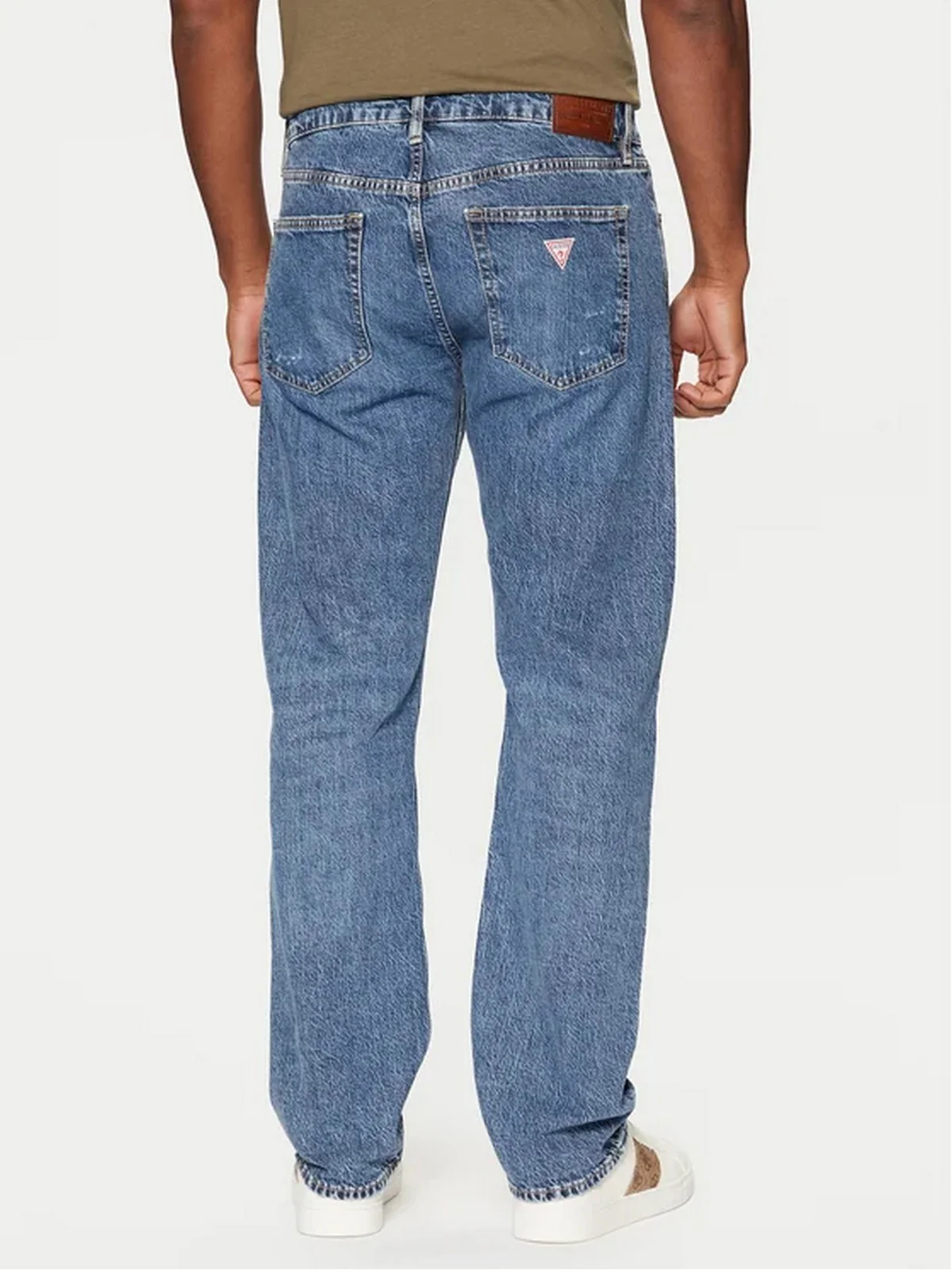 GUESS Jeans Uomo GJ G16 STRAIGHT M5RA1B D5M52 GDIS GJ DISTRESSED MEDIUM - Image 3