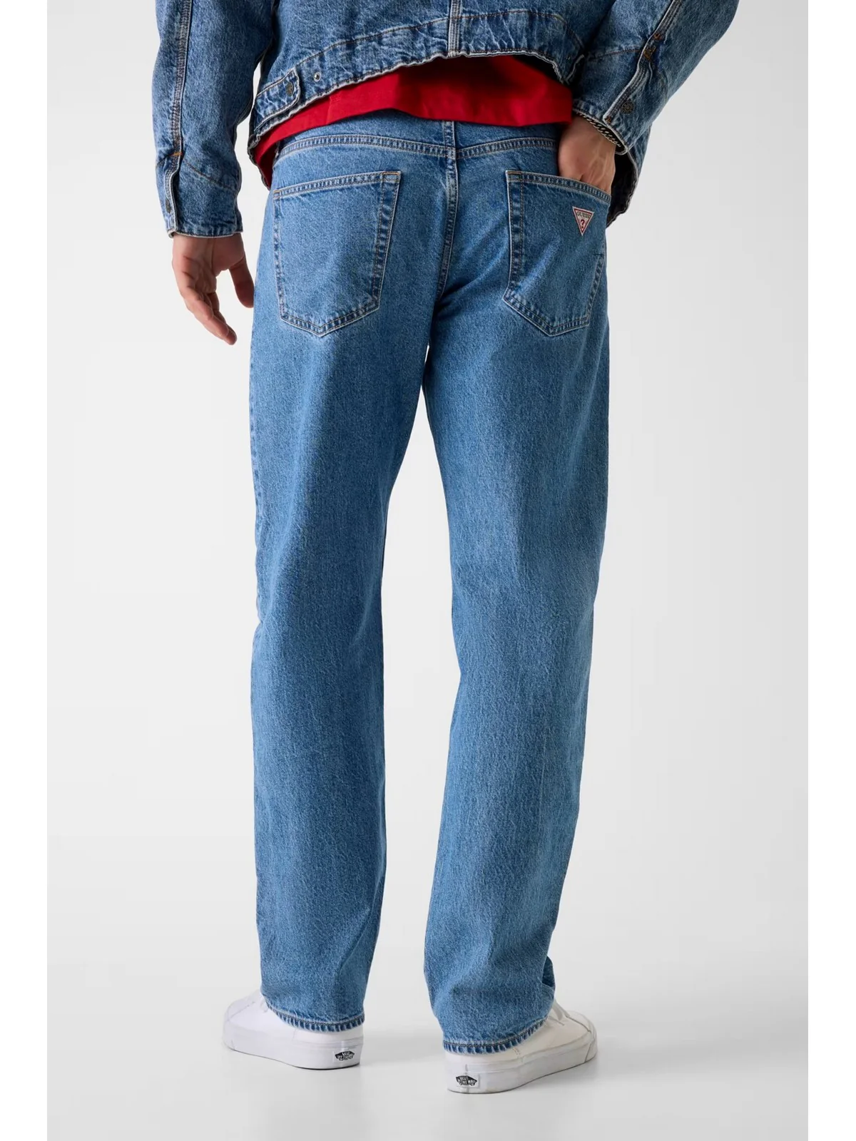 GUESS Jeans Uomo GJ G16 STRAIGHT M5YA1B D633A IAMW IN ARTISTIC MEDIUM W - Image 4