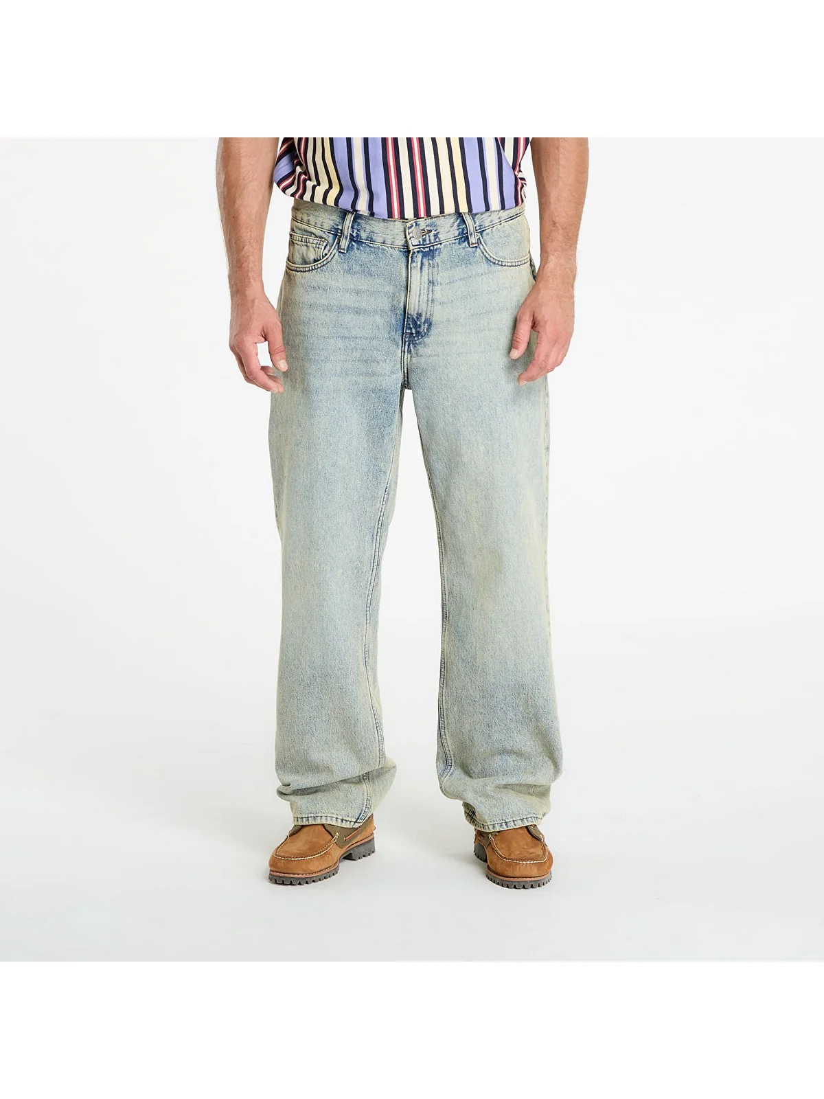 GUESS Jeans Uomo GO BAGGY PANT M5GG51 D5MKF GTLW GO TINTED LEO LT WAS - Image 2