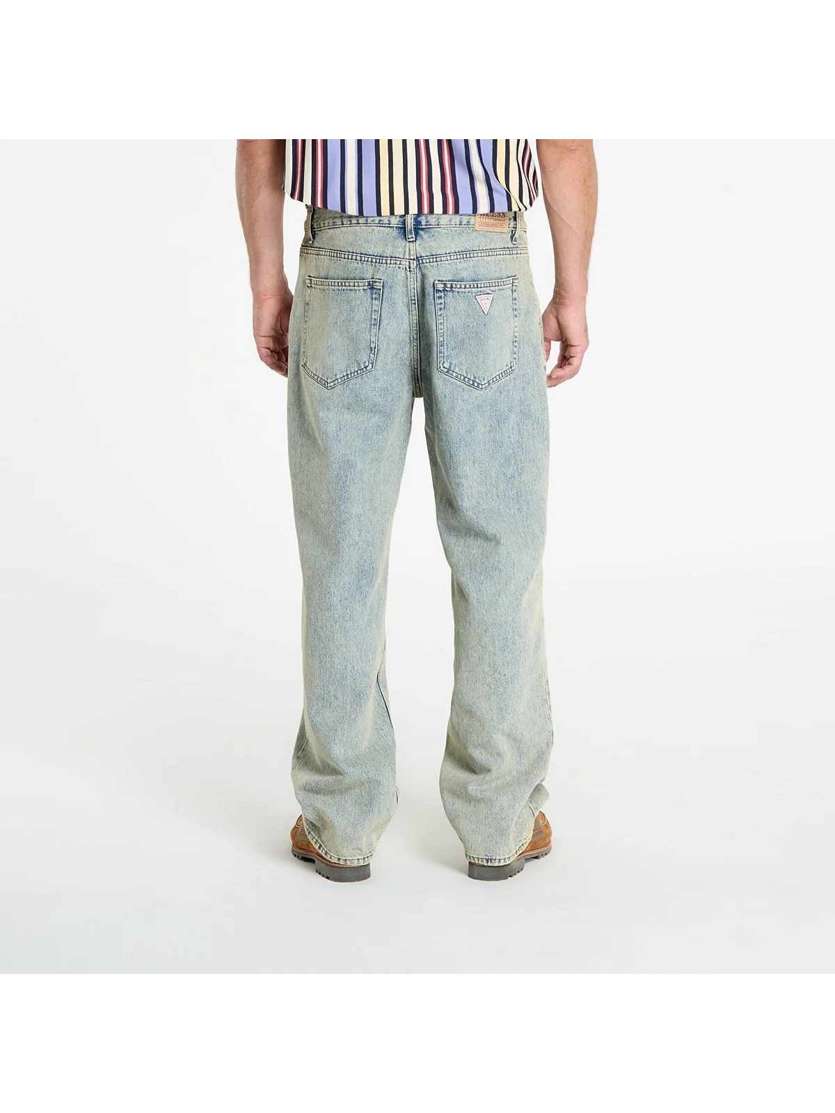 GUESS Jeans Uomo GO BAGGY PANT M5GG51 D5MKF GTLW GO TINTED LEO LT WAS - Image 3