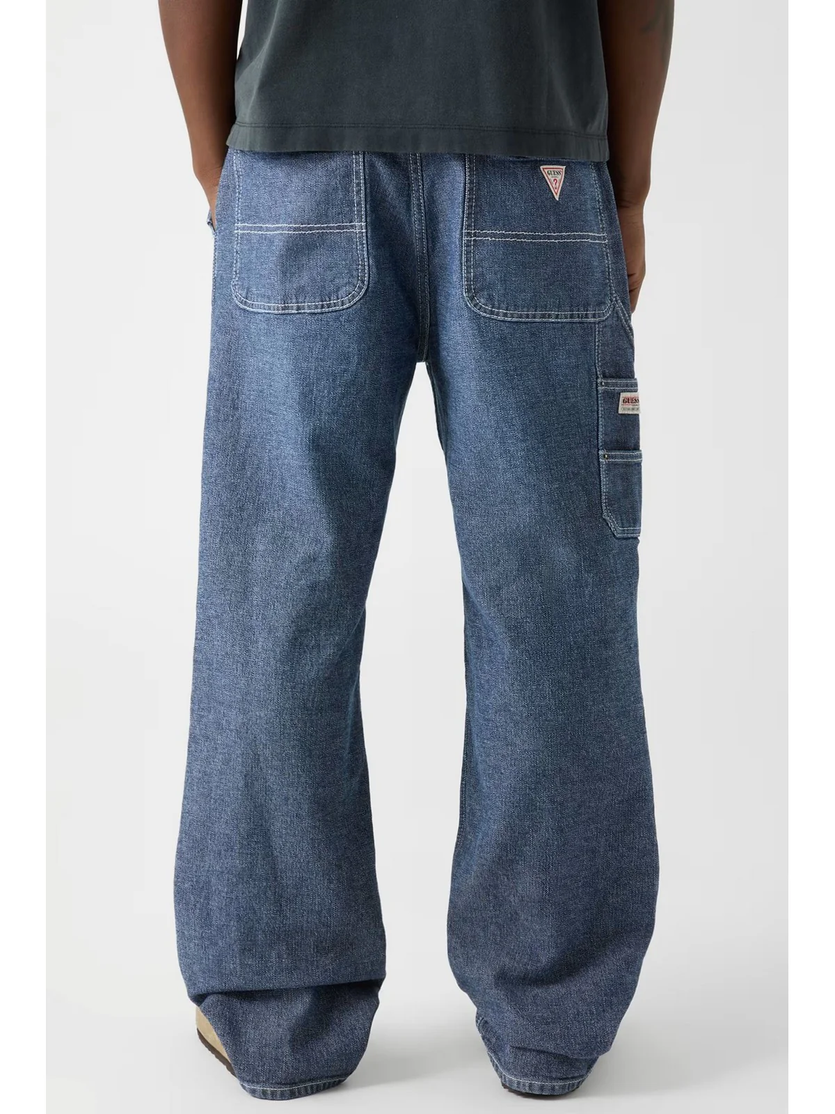 GUESS Jeans X GO PANEL CARPENTER DETAIL M6RA0W D6681 GMEC GO INDIGO MEDIUM CAN - Image 5
