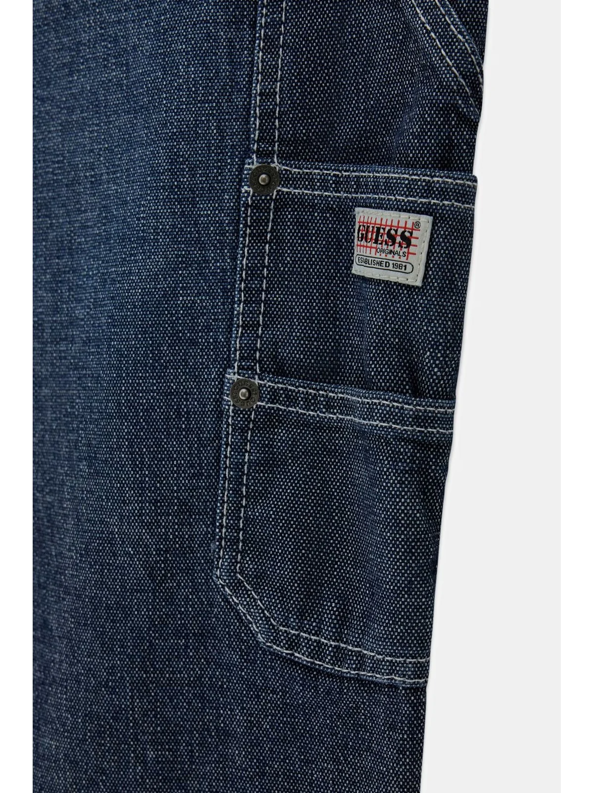 GUESS Jeans X GO PANEL CARPENTER DETAIL M6RA0W D6681 GMEC GO INDIGO MEDIUM CAN - Image 7