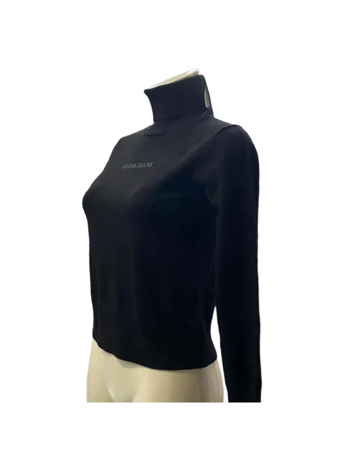 GUESS Maglione dolcevita Donna GJ LS TN GUESS J EMB SWTR W4BR15 Z3HO2 JBLK Jet Black A996 - Image 2