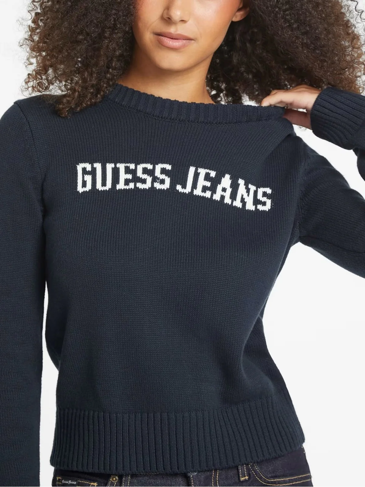 GUESS Maglione Donna GJ LS CN GUESS J INTARSIA SWTR W4BR10 Z3HM1 A71W DARING OCEAN - Image 2