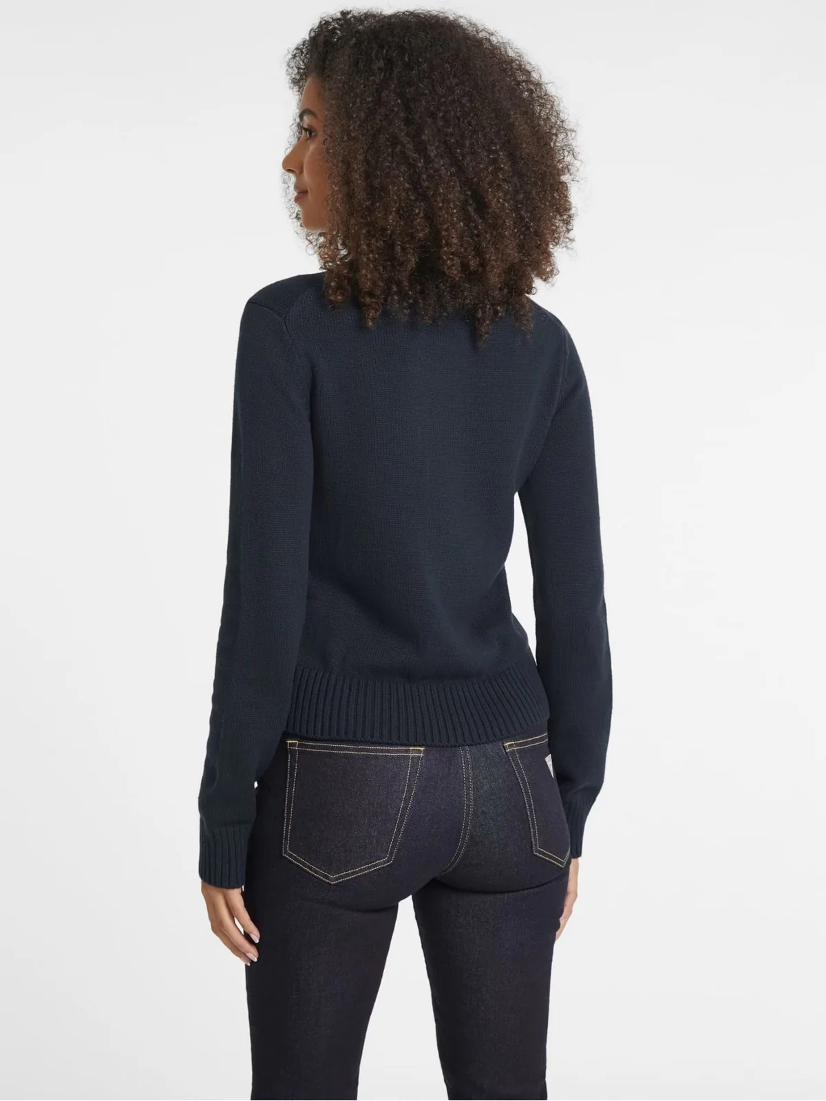 GUESS Maglione Donna GJ LS CN GUESS J INTARSIA SWTR W4BR10 Z3HM1 A71W DARING OCEAN - Image 5