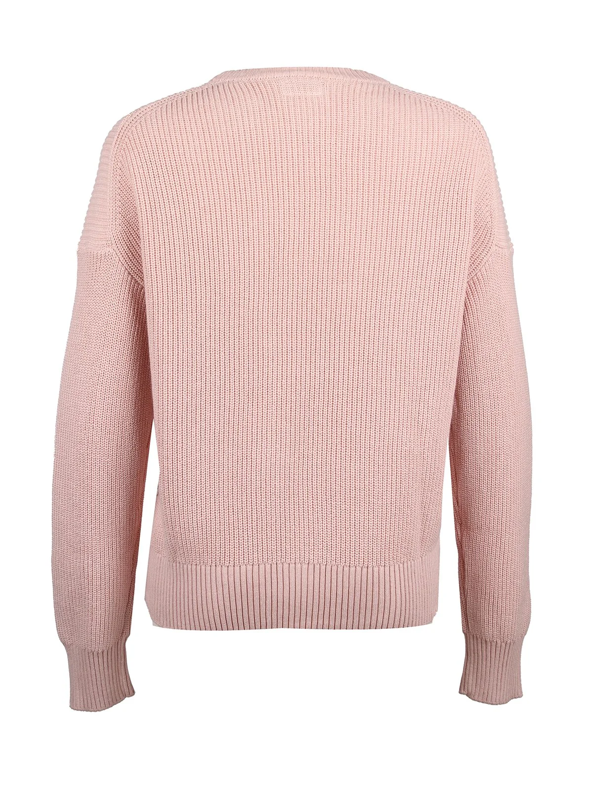 GUESS Maglione Donna GJ LS CN MINI TRIANGLE SWTR W4BR08 Z3HM1 G6R4 BLUSH COTTON - Image 2