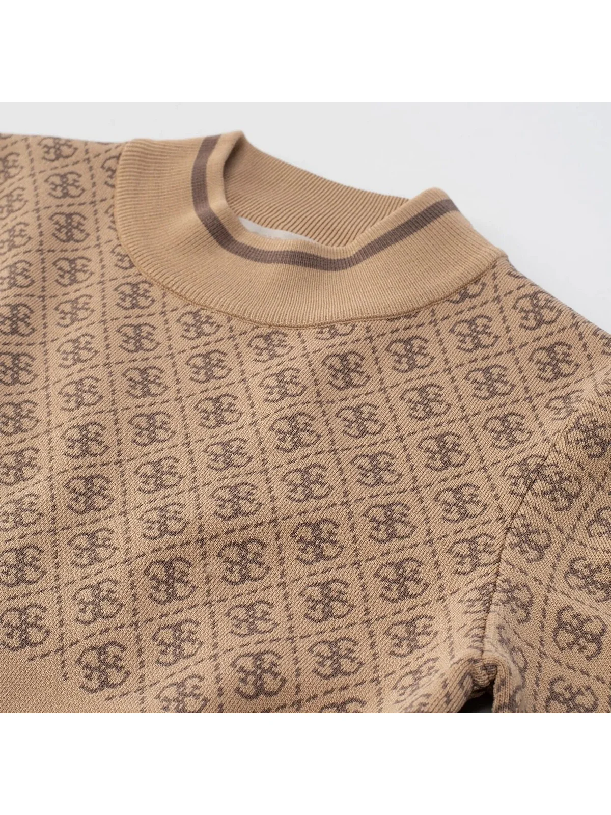 GUESS Maglione Donna LISE 4G LS SWEATER W3BR81 Z37K0 F1FP Marrone - Image 2