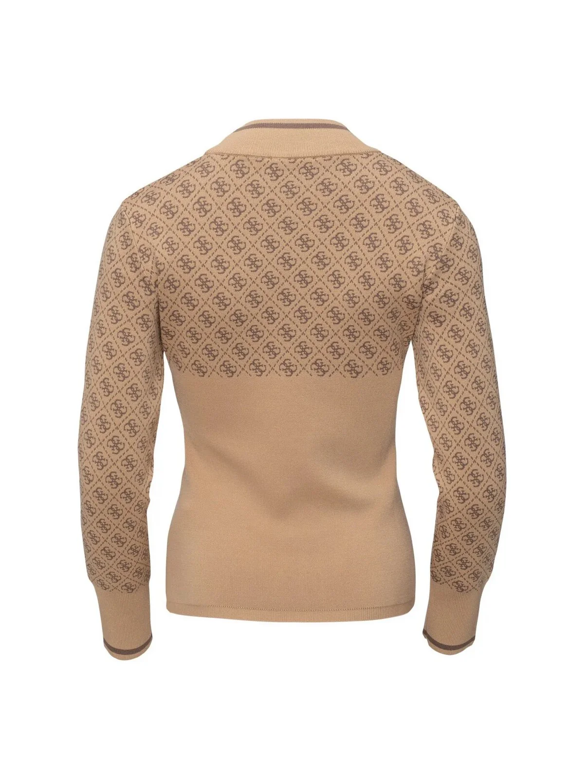 GUESS Maglione Donna LISE 4G LS SWEATER W3BR81 Z37K0 F1FP Marrone - Image 3