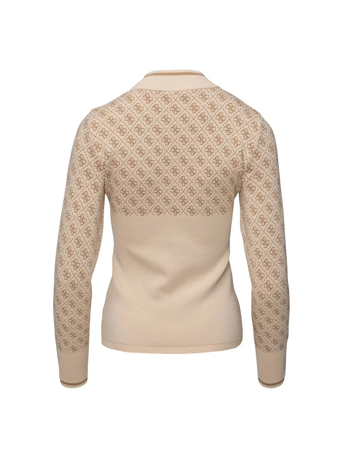 GUESS Maglione Donna LISE 4G LS SWEATER W3BR81 Z37K0 FN3J Beige - Image 2