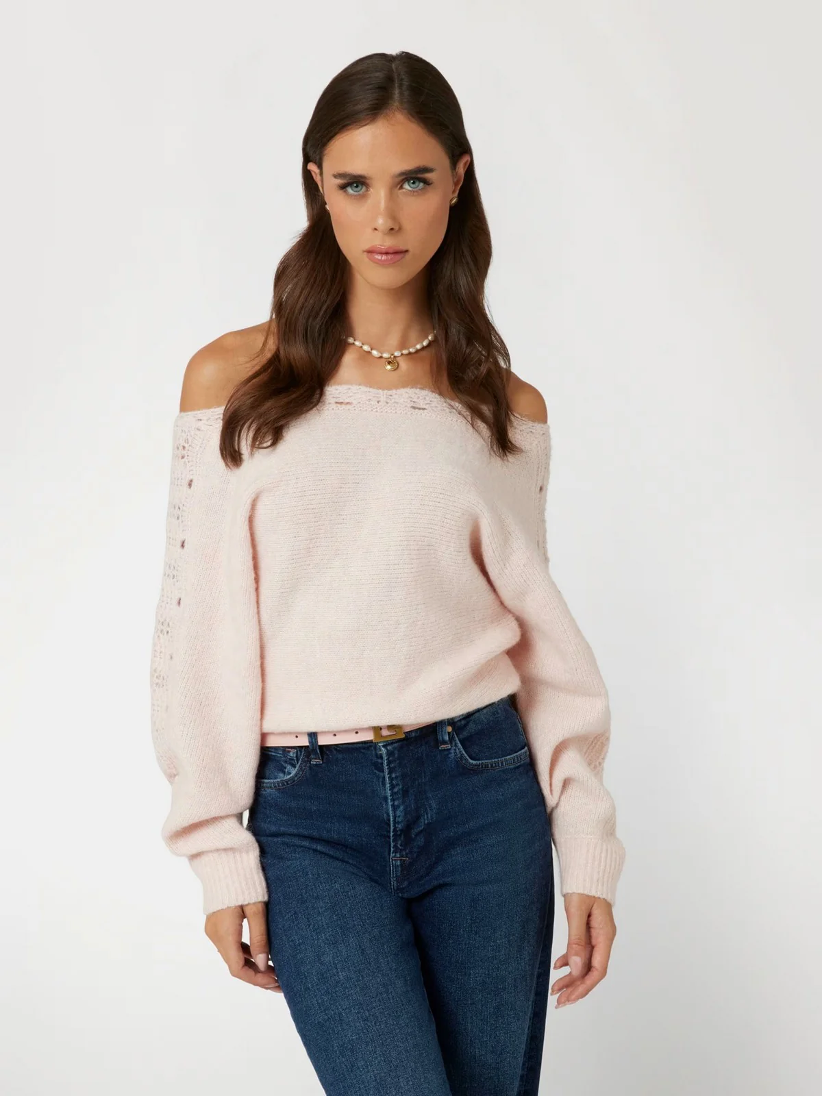 GUESS Maglione Donna LS BN MALORIE DOLMAN SWTR W4BR0M Z3LG0 A60W Rosa - Image 2