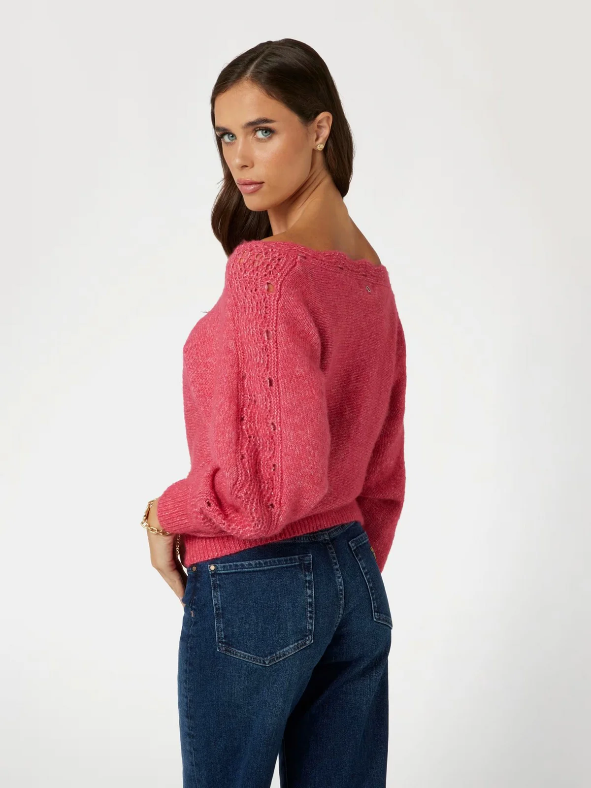 GUESS Maglione Donna LS BN MALORIE DOLMAN SWTR W4BR0M Z3LG0 G61G Rosso - Image 4