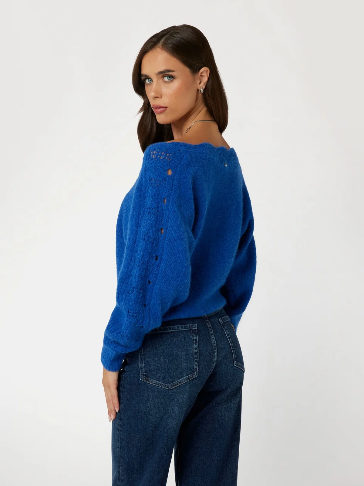 GUESS Maglione Donna LS BN MALORIE DOLMAN SWTR W4BR0M Z3LG0 G7N9 Blu - Image 4