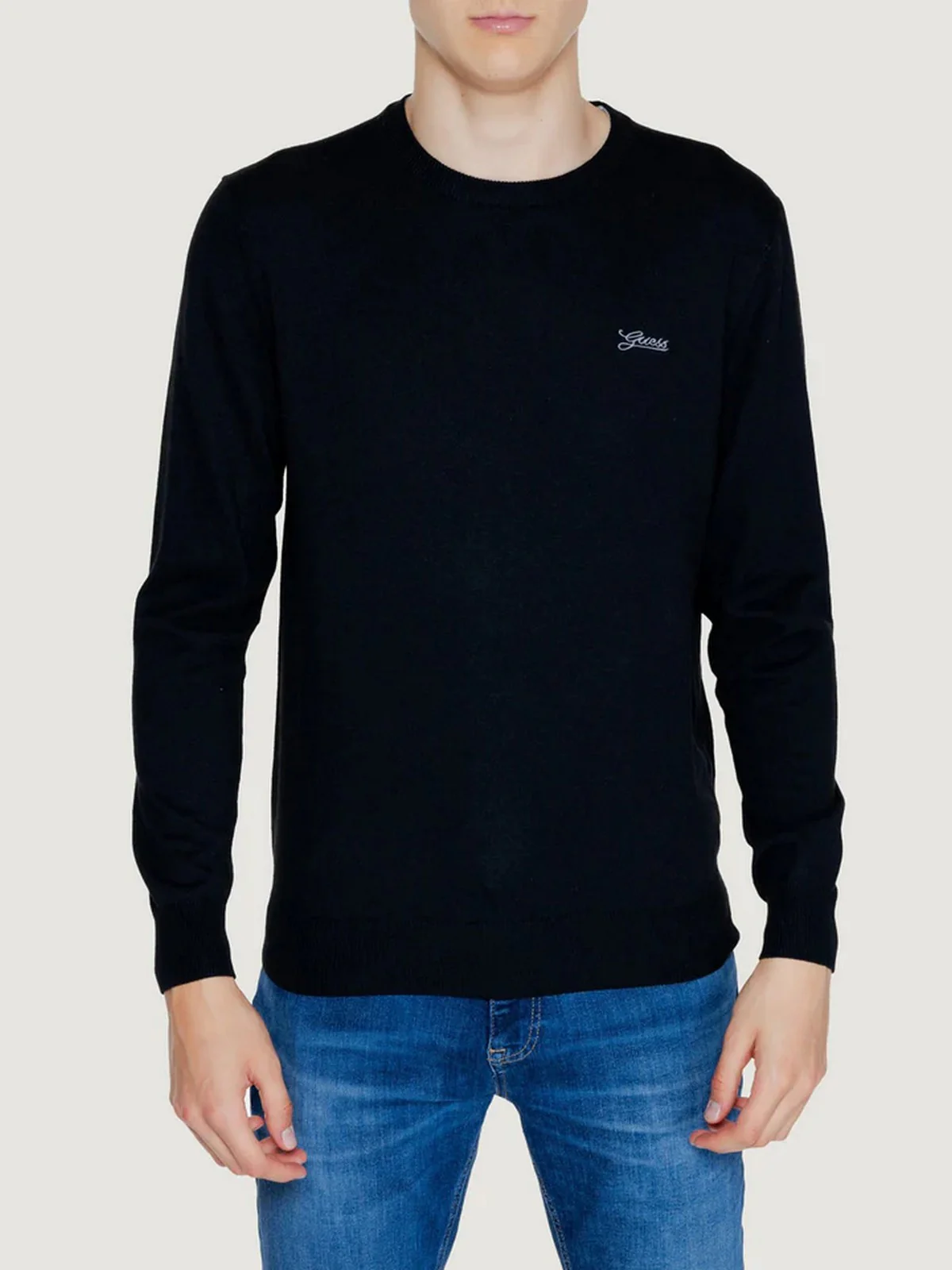 GUESS Maglione Uomo Daniel Cn Ls Basic S M4YR01 Z3052 JBLK Nero - Image 2