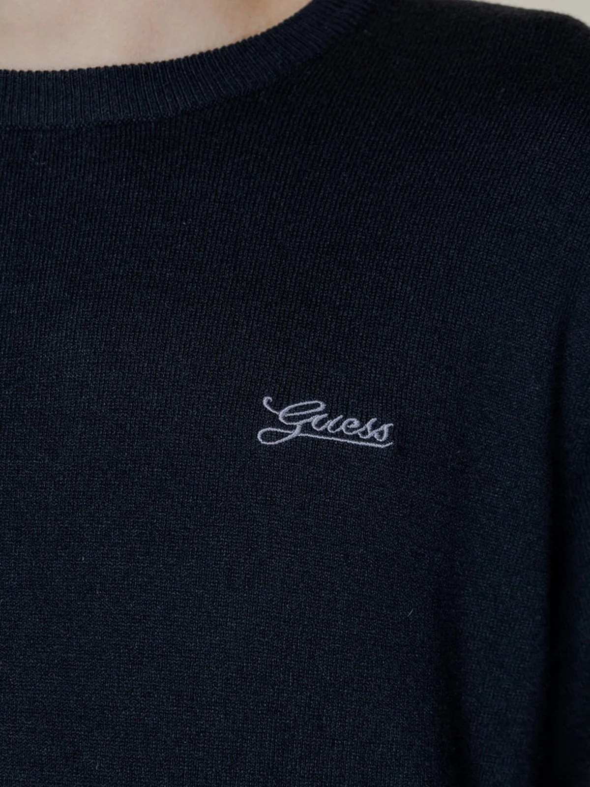 GUESS Maglione Uomo Daniel Cn Ls Basic S M4YR01 Z3052 JBLK Nero - Image 3