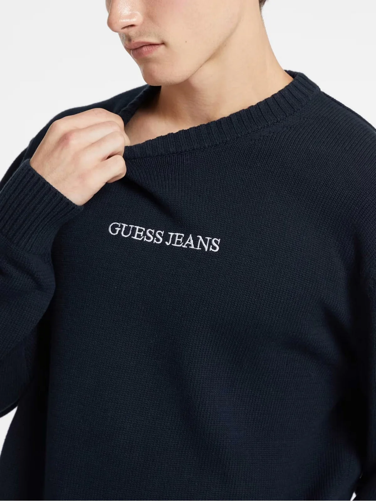 GUESS Maglione Uomo Gj Ls Cn Guess J Emb M4BR31 Z3HM1 A71W DARING OCEAN - Image 2