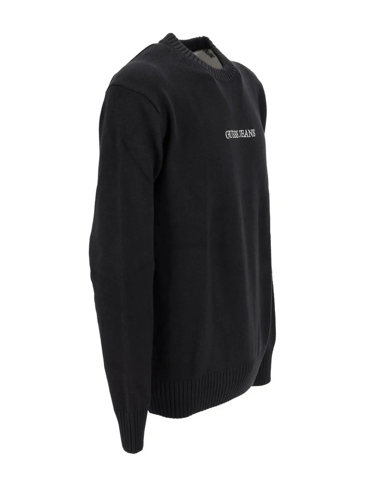 GUESS Maglione Uomo GJ LS CN GUESS J EMB SWTR M4BR31 Z3HM1 JBLK Jet Black A996 - Image 2