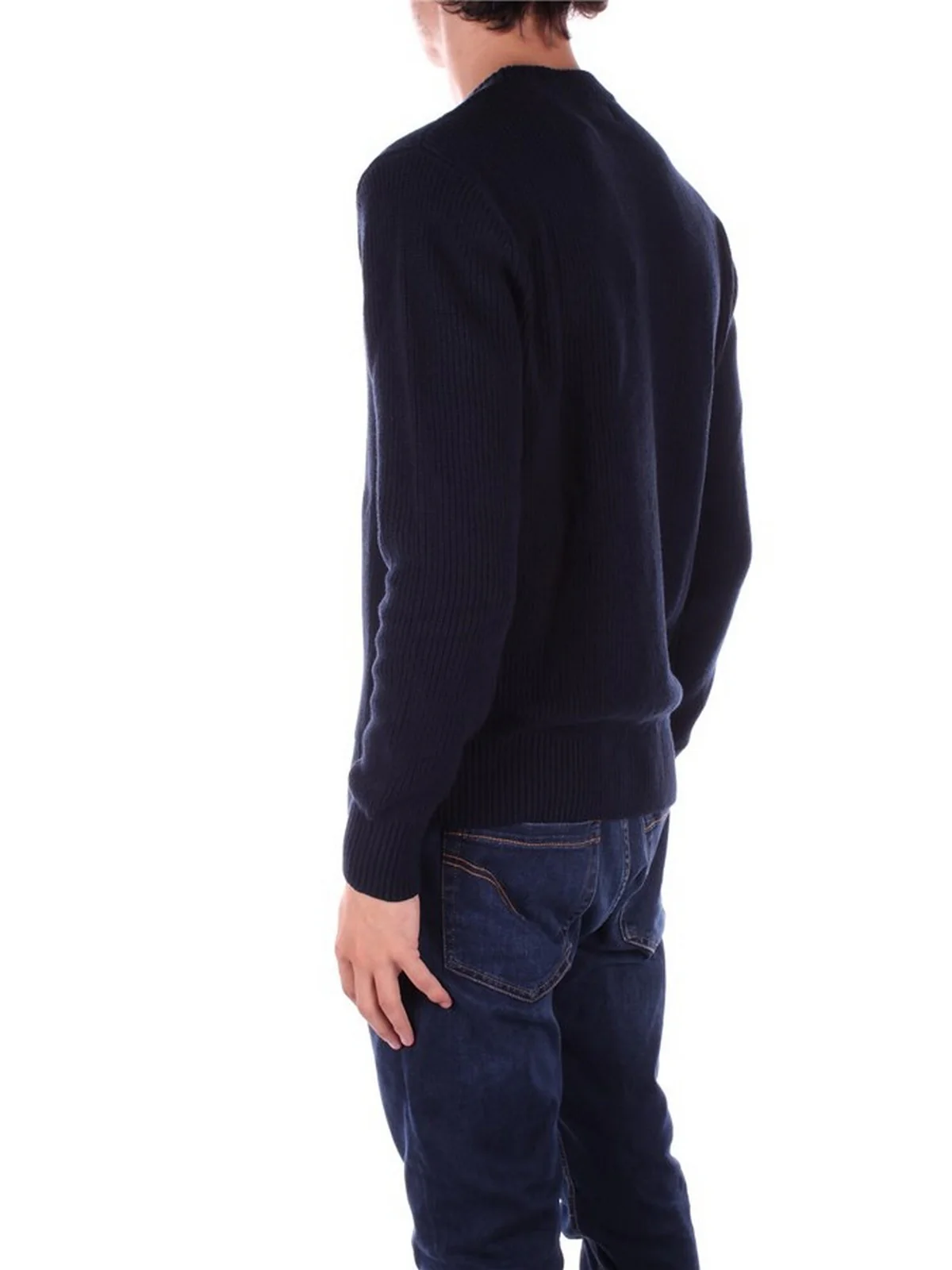 GUESS Maglione Uomo Gj Ls Cn Mini Triang M4BR30 Z3HM1 A71W DARING OCEAN - Image 4