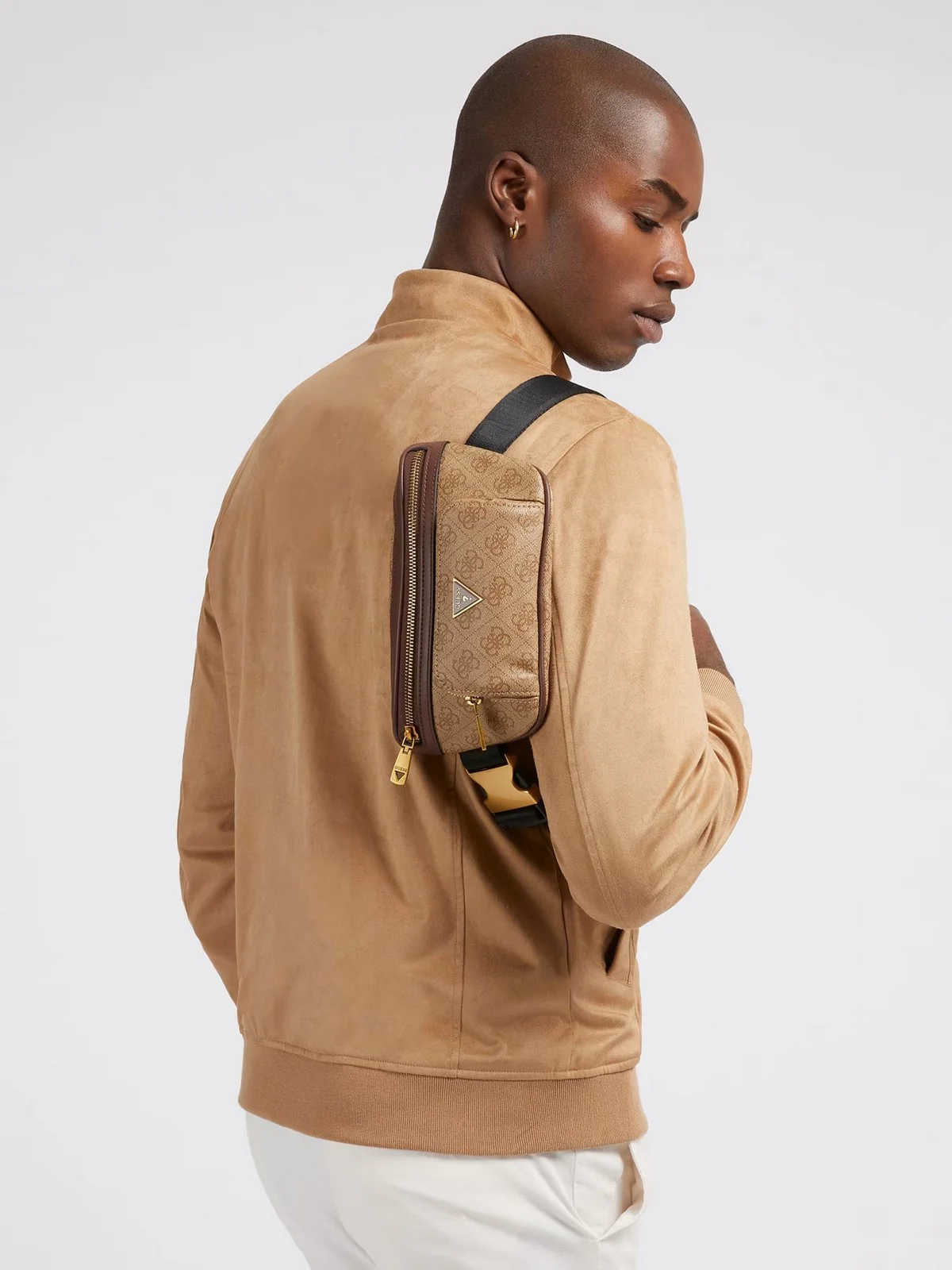 GUESS Marsupio Uomo  HMEVZL P3231 BBO BEIGE/BROWN - Image 3