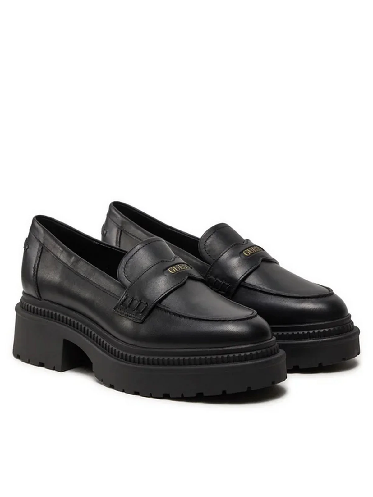 GUESS Mocassino Donna Finda FLTFIN LEA14 BLACK Nero - Image 2