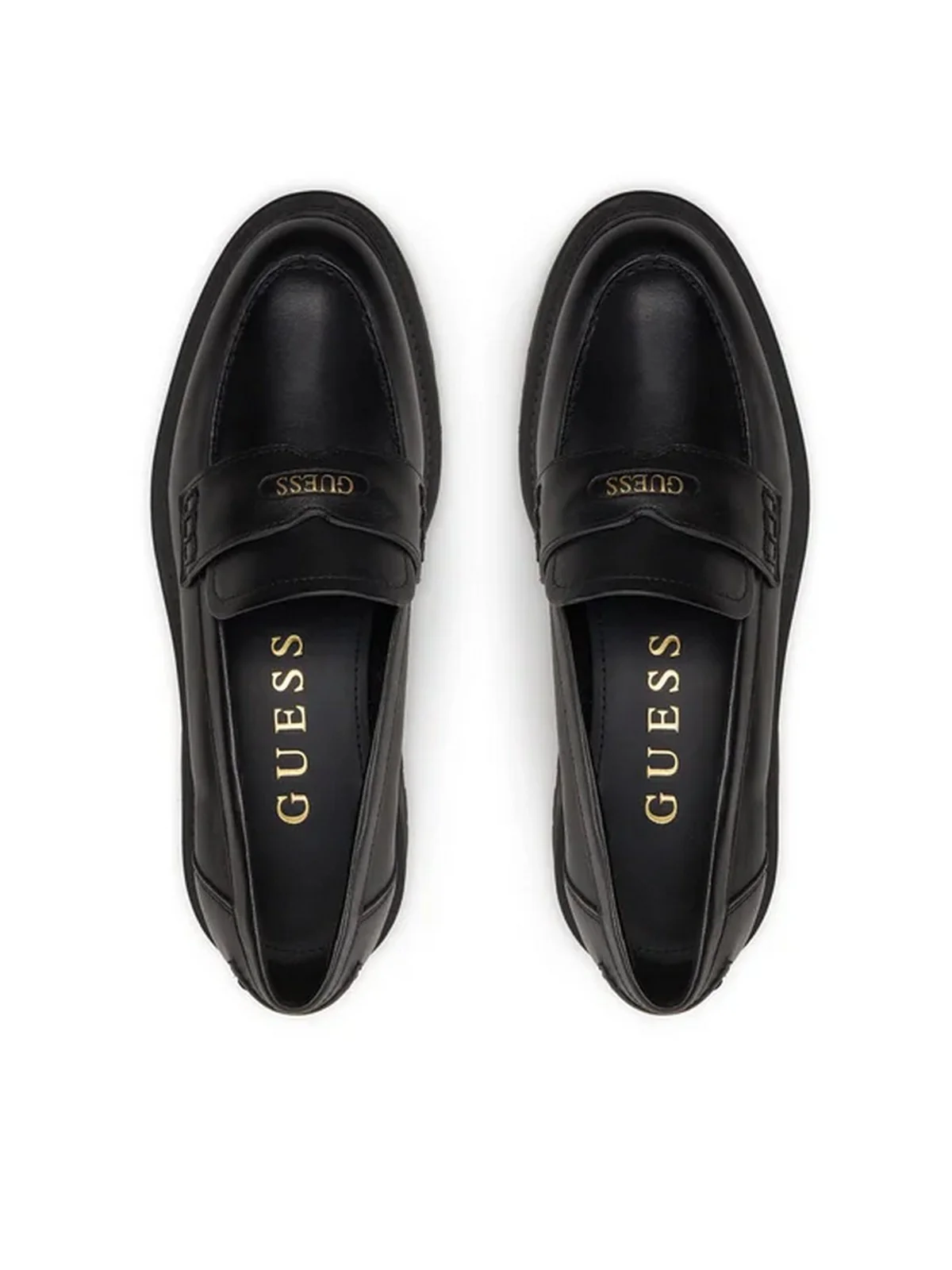 GUESS Mocassino Donna Finda FLTFIN LEA14 BLACK Nero - Image 3