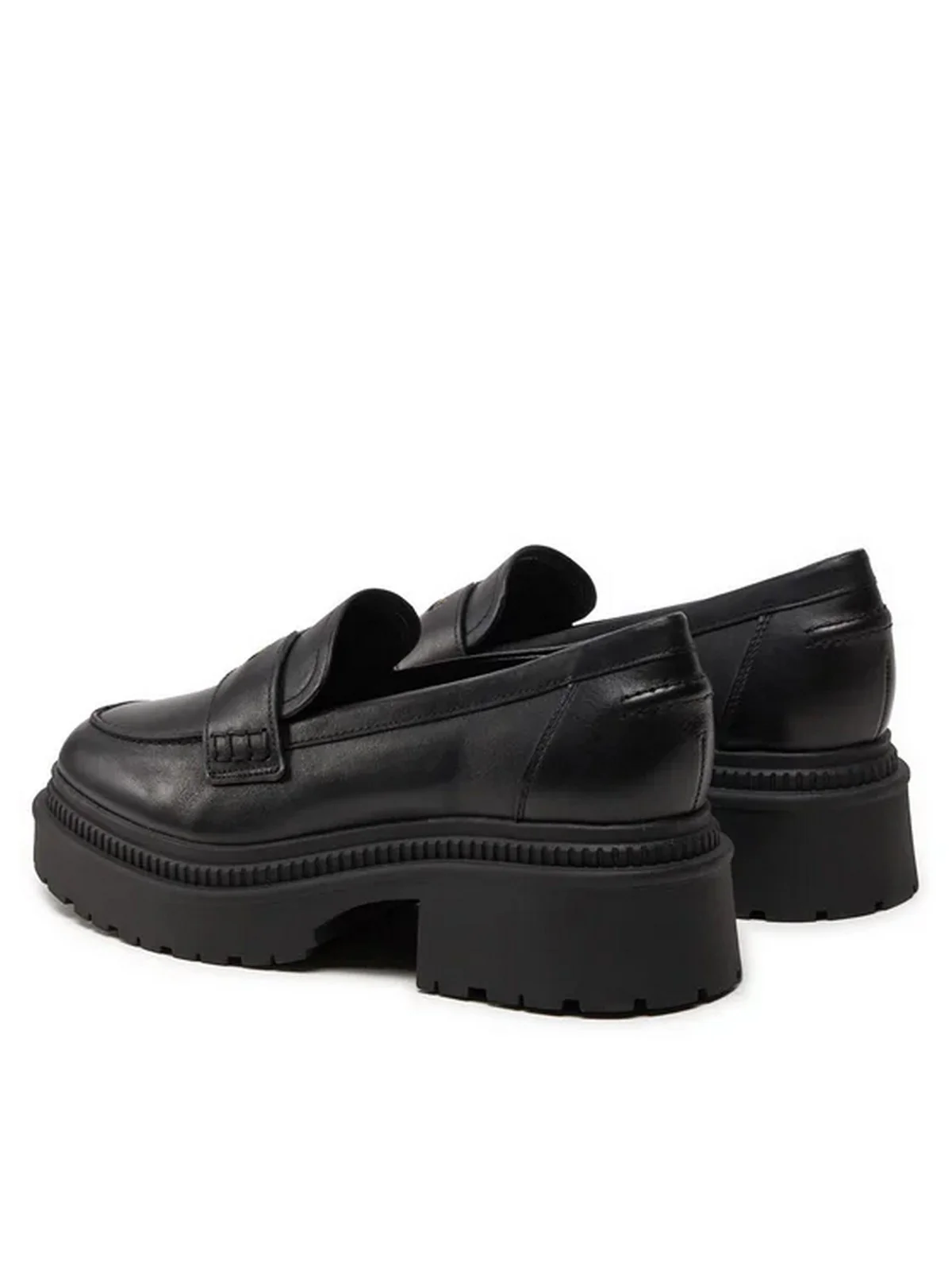 GUESS Mocassino Donna Finda FLTFIN LEA14 BLACK Nero - Image 4