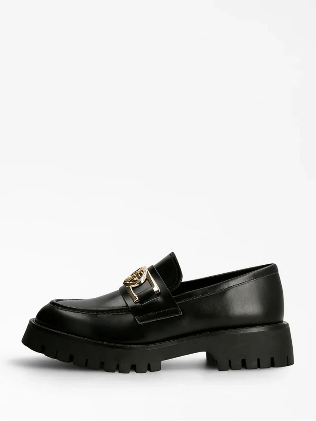 GUESS Mocassino Donna Ilary FL7ILR LEA14 BLA Nero - Image 3
