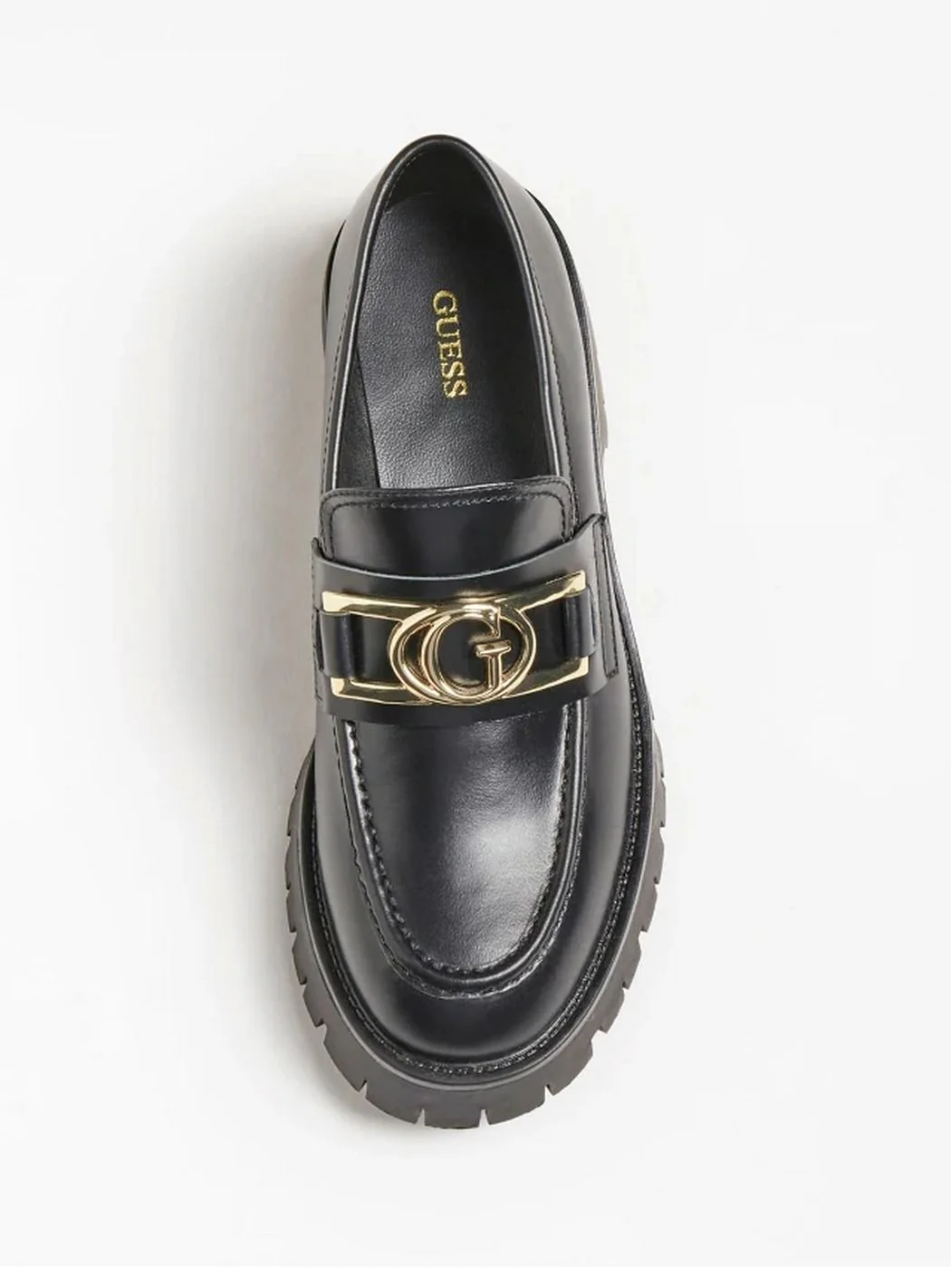 GUESS Mocassino Donna Ilary FL7ILR LEA14 BLA Nero - Image 5