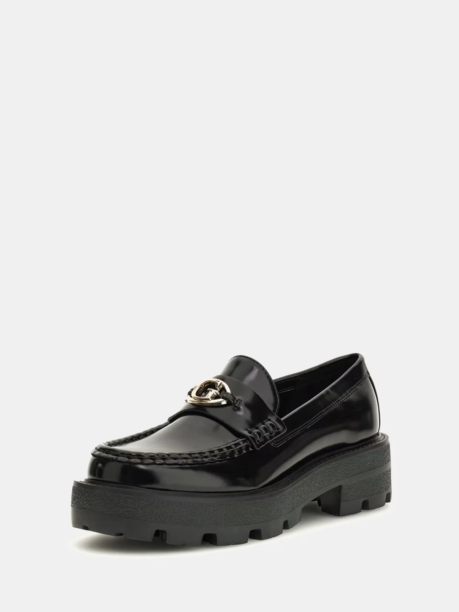 GUESS Mocassino Donna YANIKA FLTYNK ELE14 BLACK BLACK - Image 2