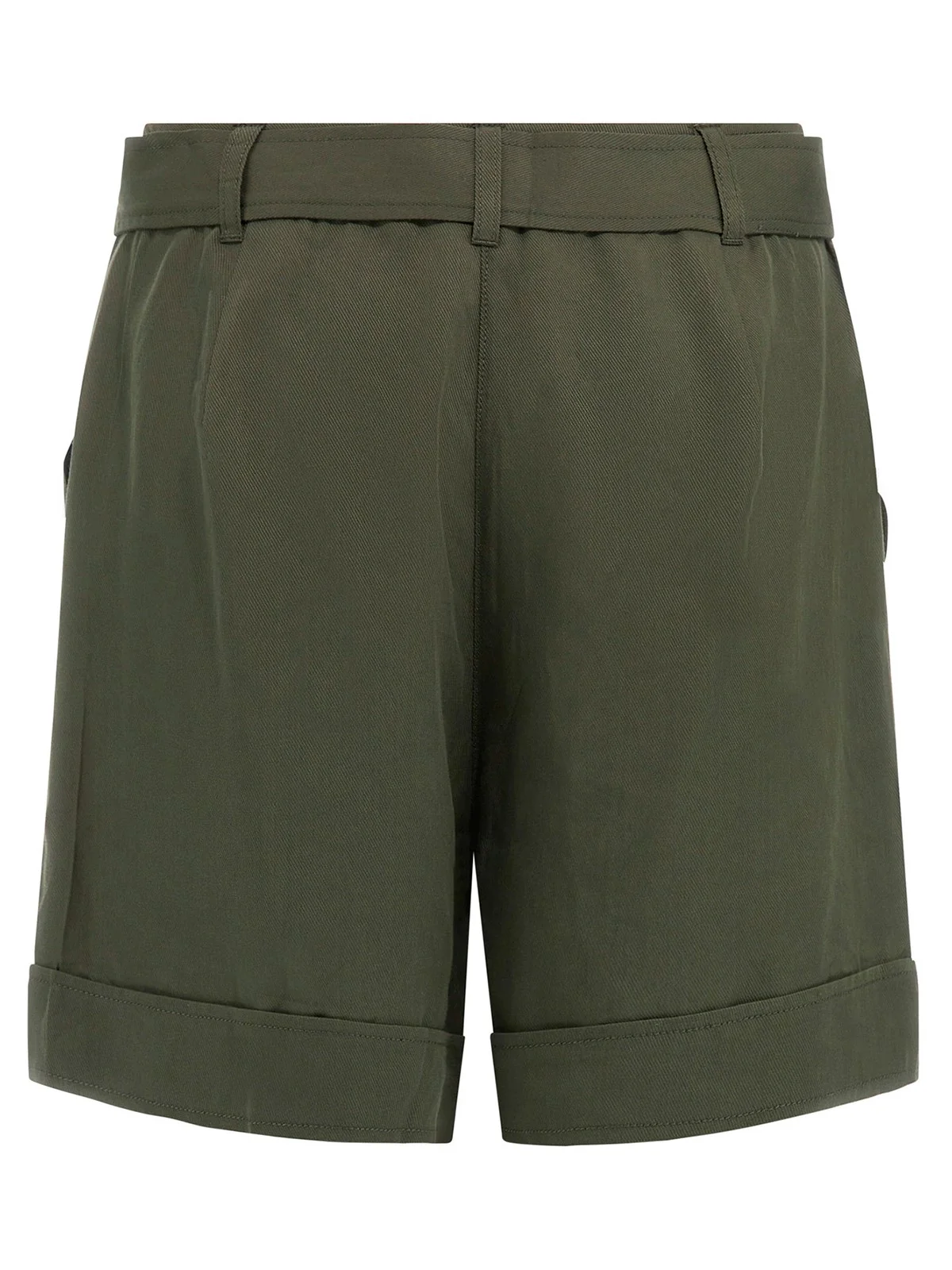 GUESS Pantaloncino Donna NEW NINA BELTED SHORT W5GD1R WG4C2 A838 Verde - Image 2