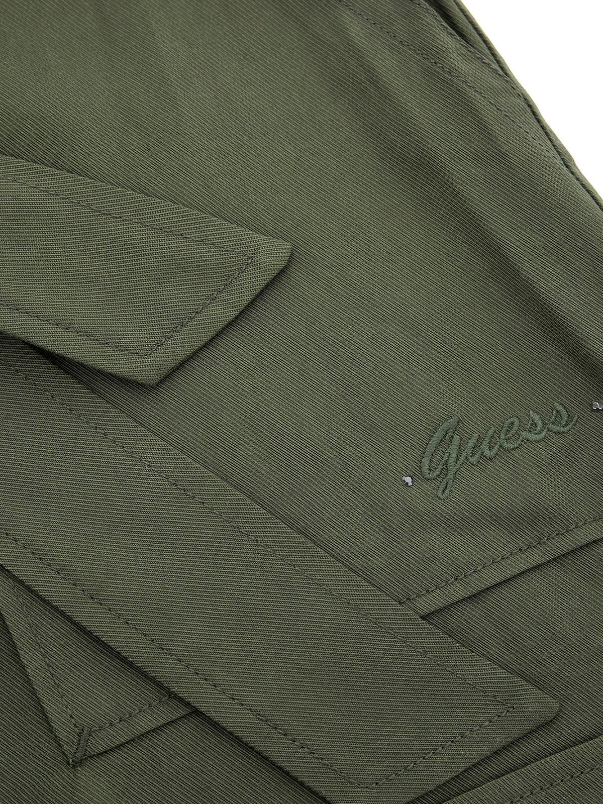 GUESS Pantaloncino Donna NEW NINA BELTED SHORT W5GD1R WG4C2 A838 Verde - Image 3