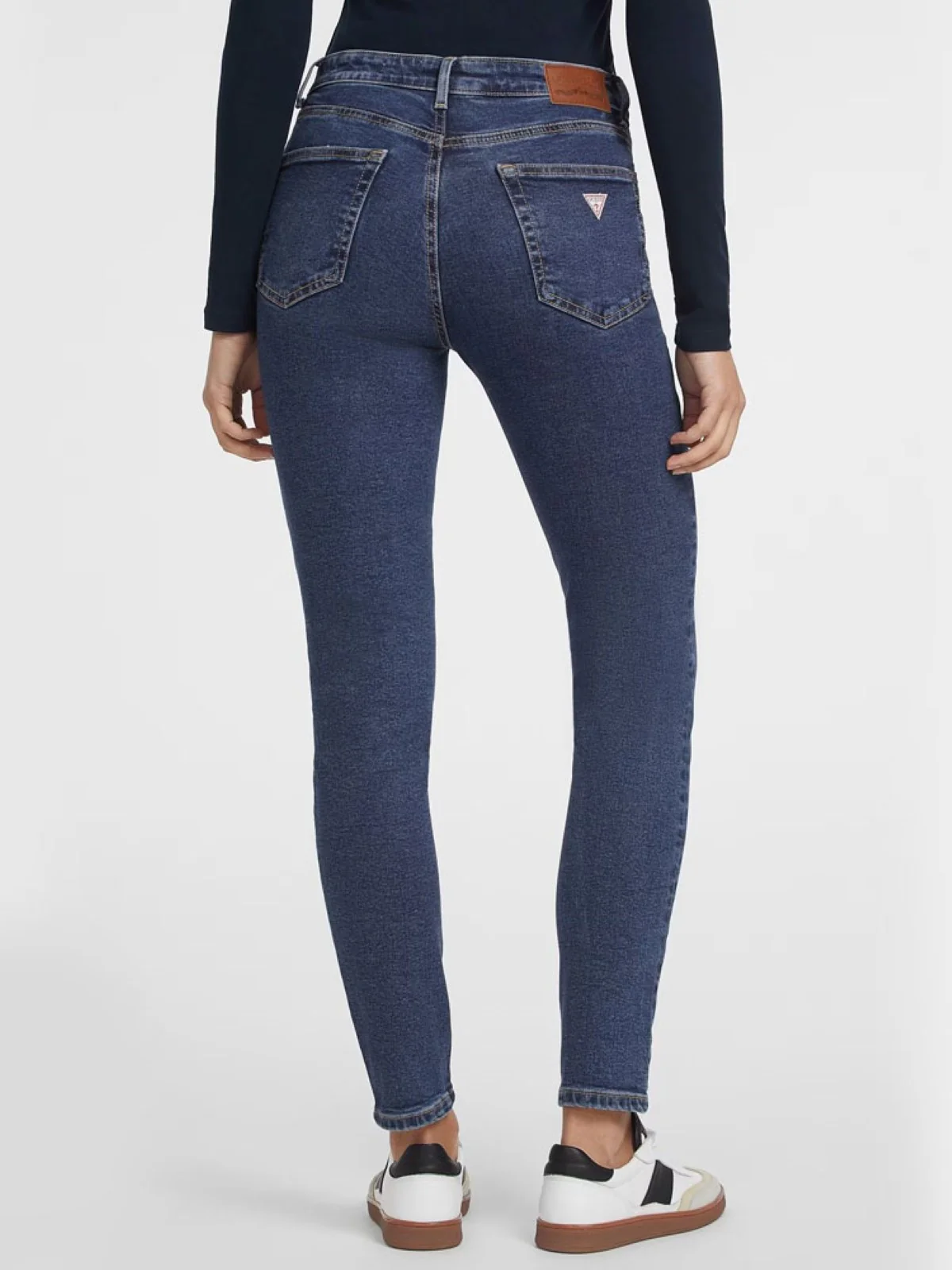 GUESS Pantalone Donna GJ G05 HIGH RISE SKINNY W4YA92 D5CB2 M3DW Blu - Image 3
