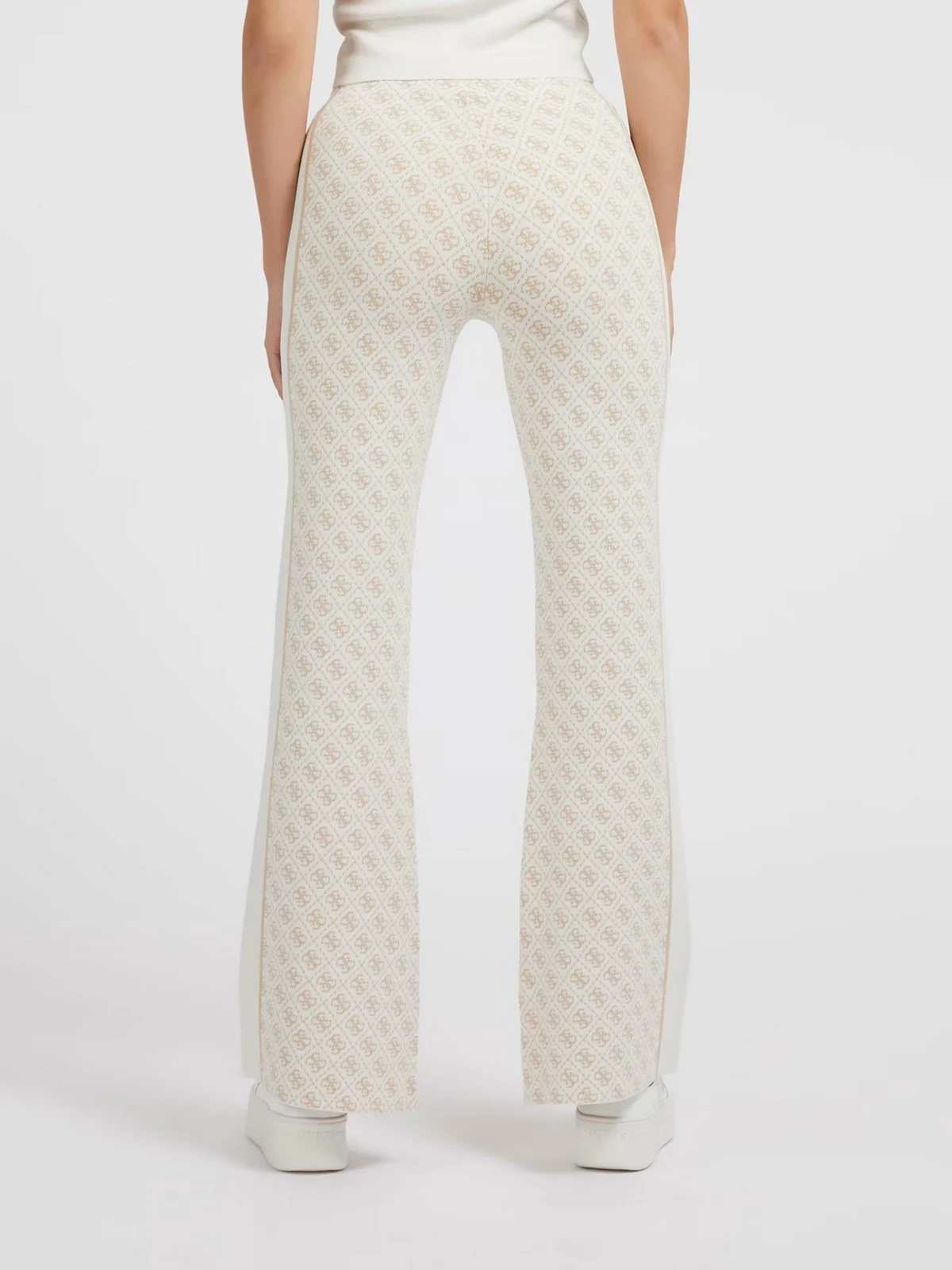 GUESS Pantalone Donna LISE 4G LOGO SWTR PANT W3YB38 Z37K0 F1GL Beige - Image 4