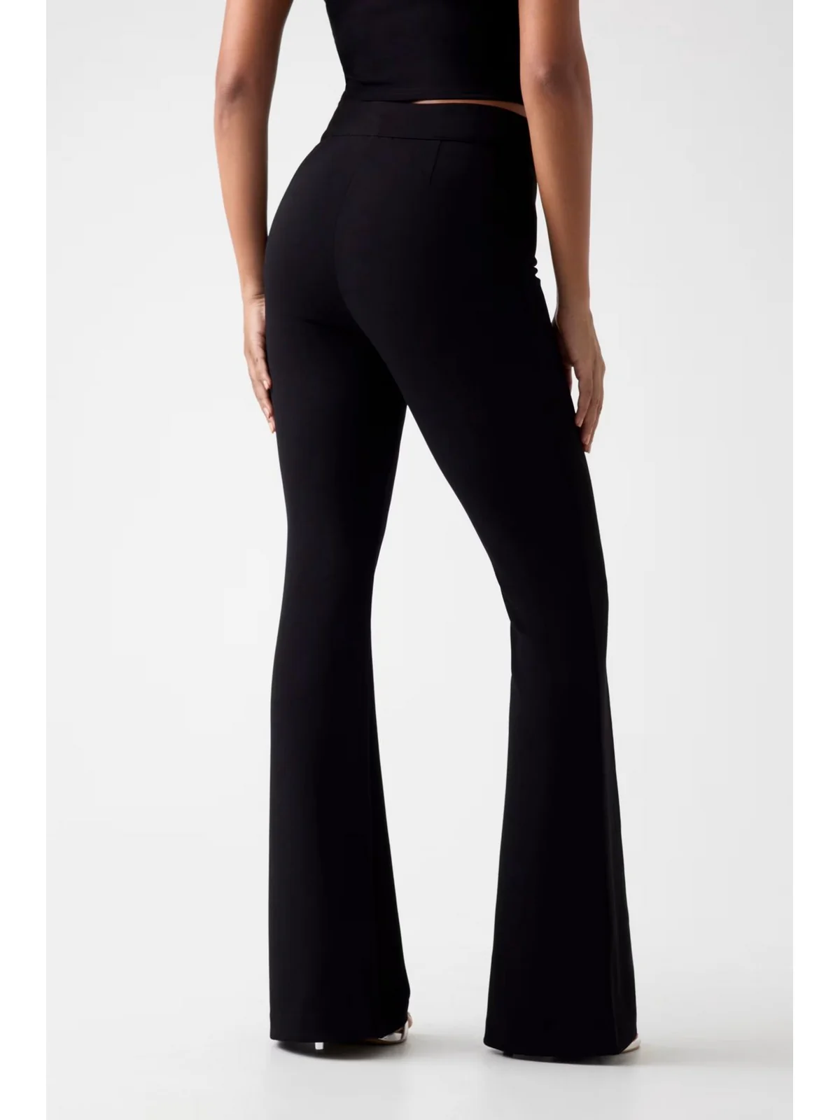 GUESS Pantalone Donna NEW FLARED EVELINA PANT W4YB01 KCBO2 JBLK Jet Black A996 - Image 4