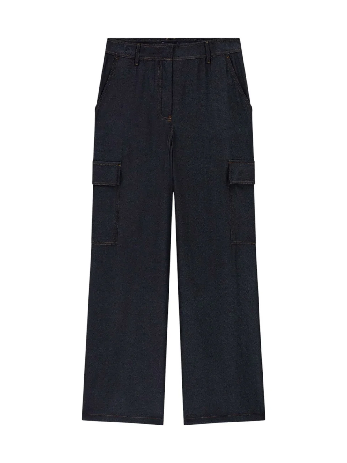 GUESS Pantalone Donna REGINE FLUID CARGO W6RB65 WL842 FB6C INDIGO BLUE